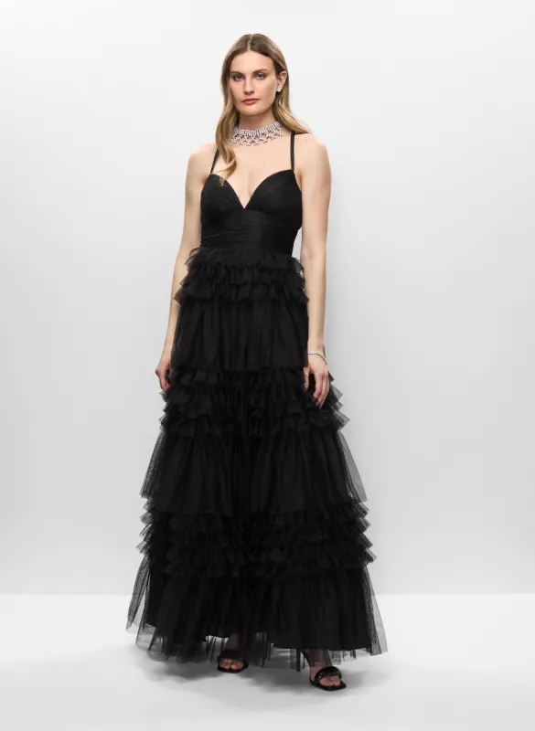 Tiered Mesh Gown sold by Melanie Lyne