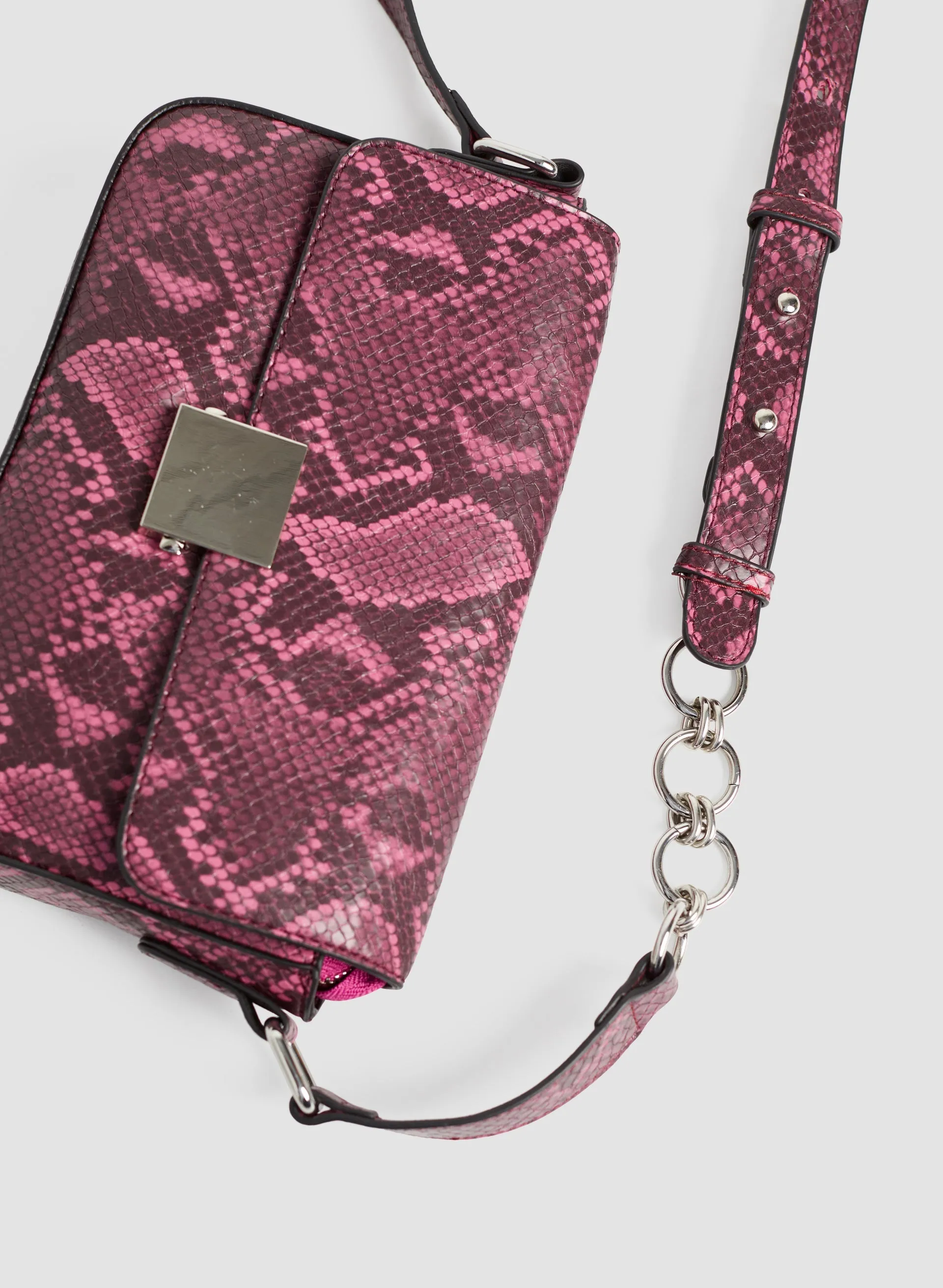 Snakeskin Texture Crossbody Bag sold by Melanie Lyne product image thumbnail 2