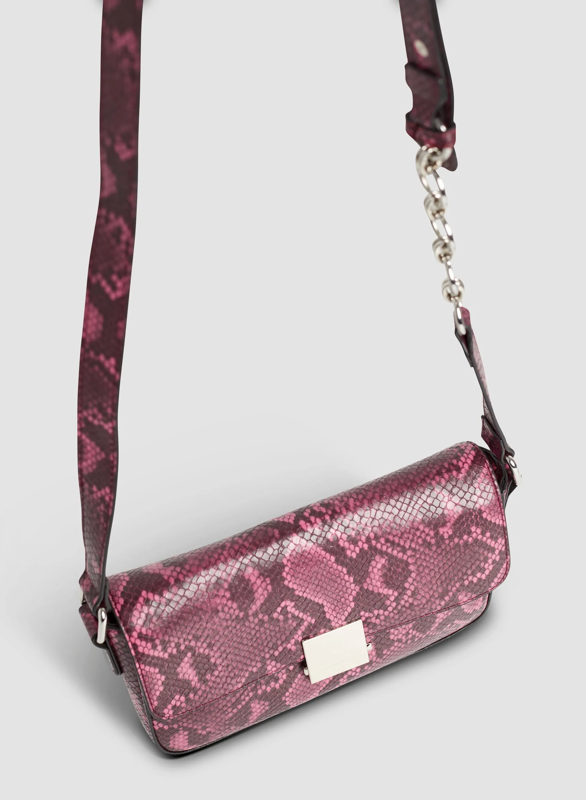 Snakeskin Texture Crossbody Bag sold by Melanie Lyne product image thumbnail 5
