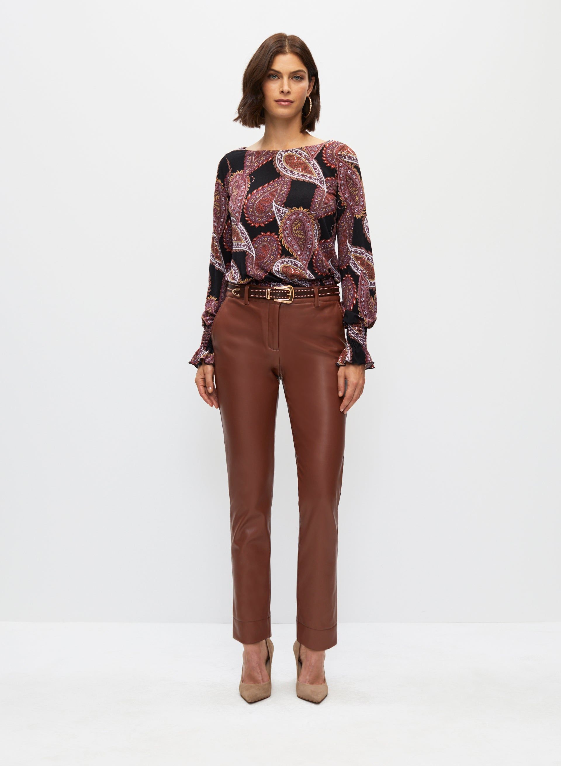 Paisley Print Blouse sold by Melanie Lyne product image thumbnail 4