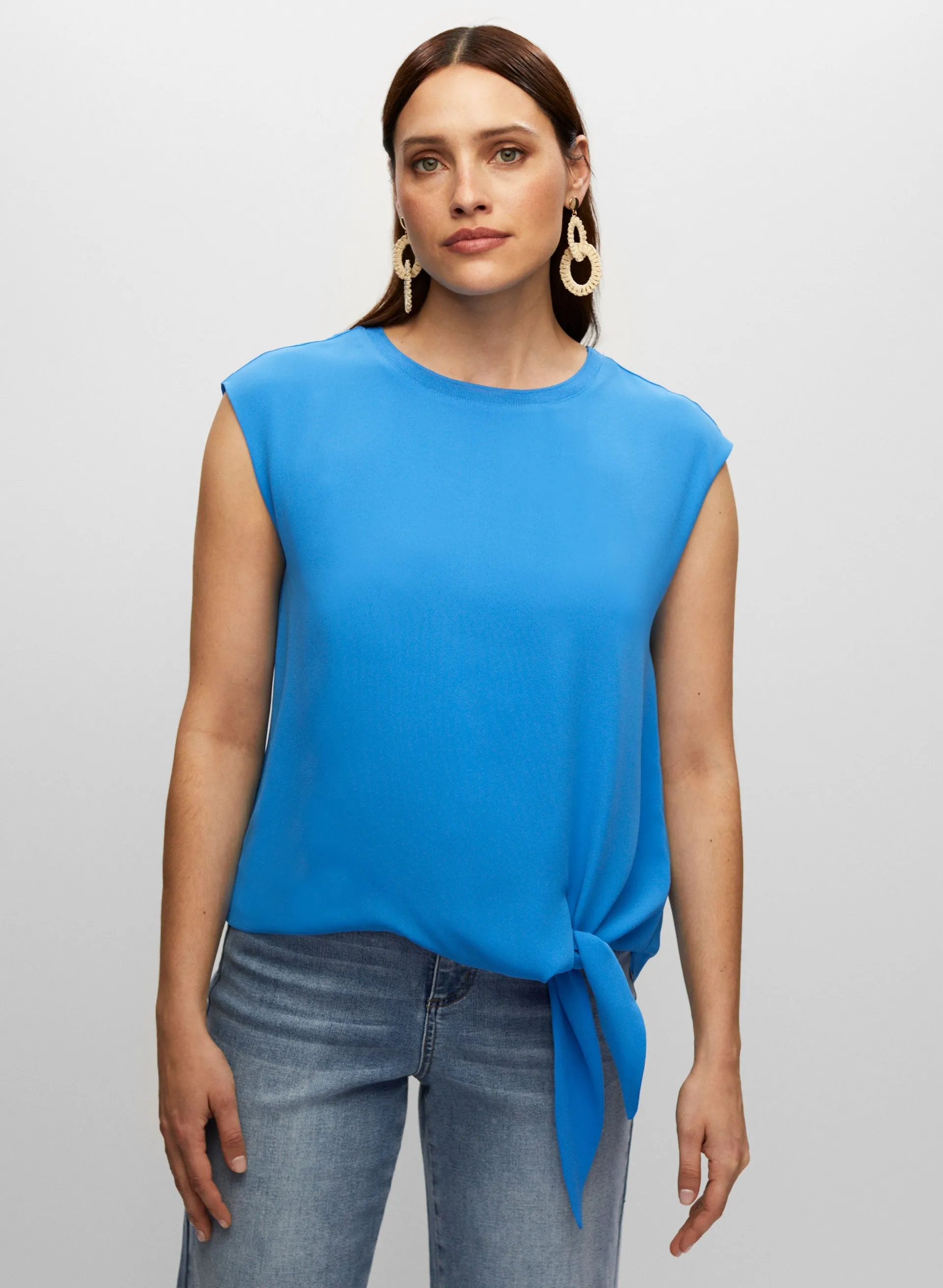 Essential Tie Detail Blouse sold by Melanie Lyne product image thumbnail 5