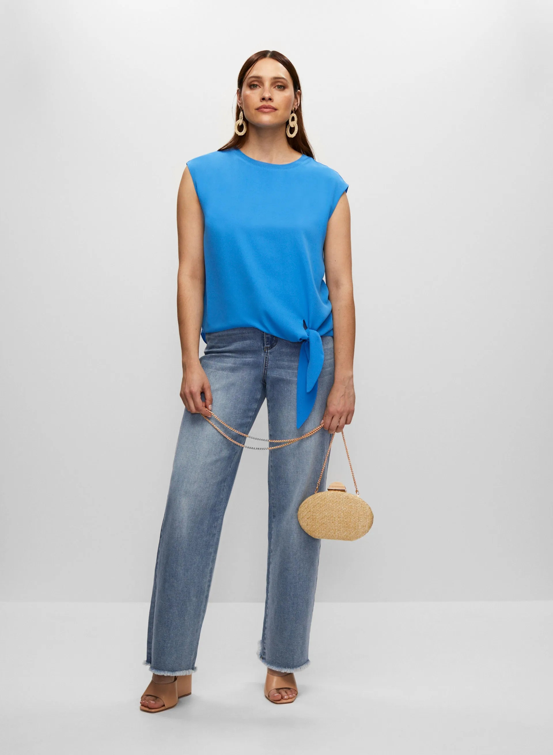 Essential Tie Detail Blouse sold by Melanie Lyne product image thumbnail 3