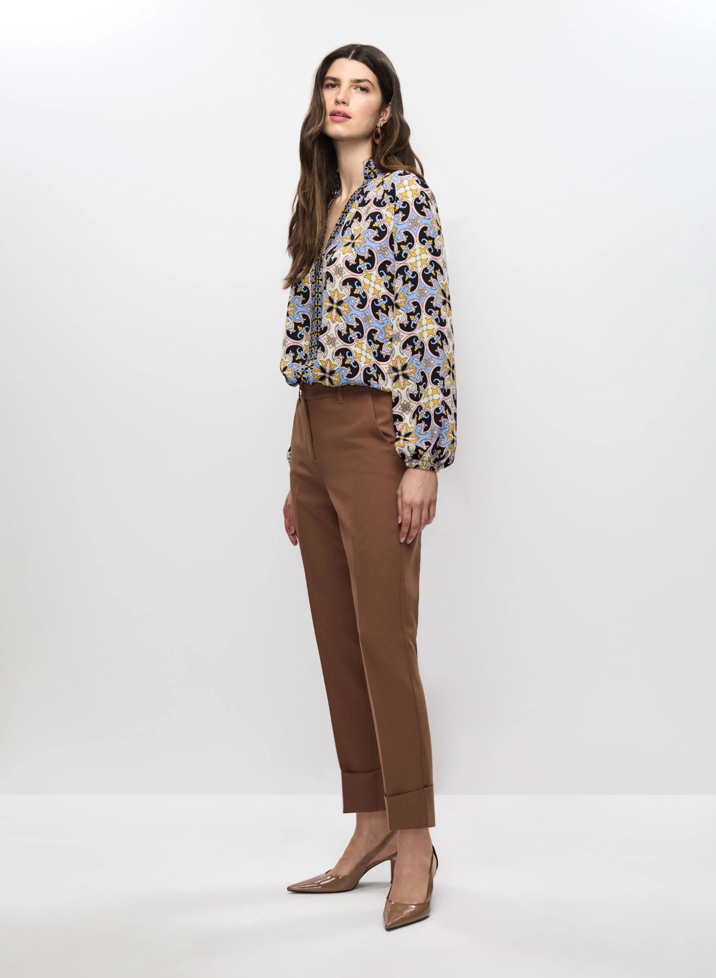 Cuff Detail Ankle Pants sold by Melanie Lyne product image thumbnail 5