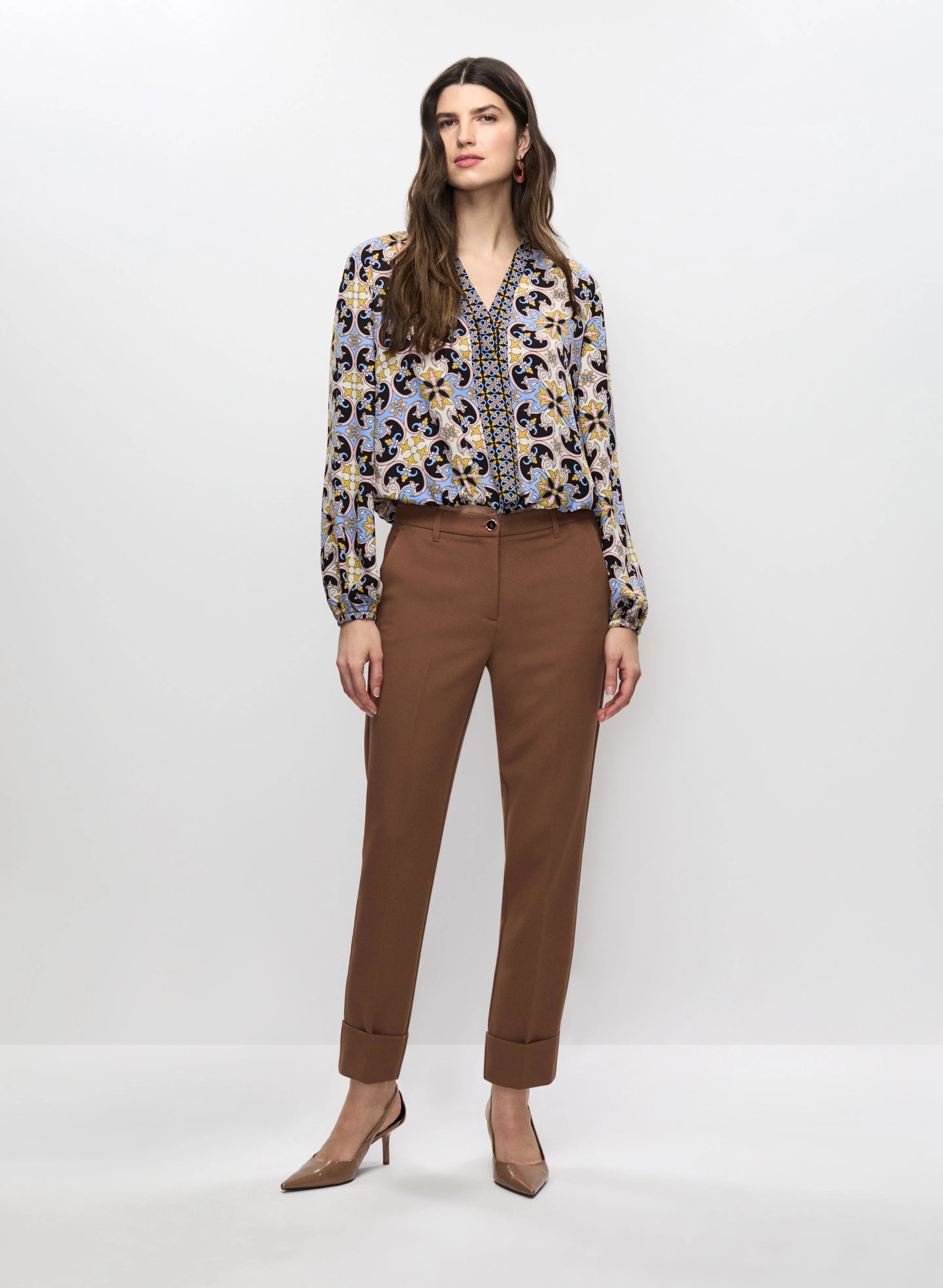 Cuff Detail Ankle Pants sold by Melanie Lyne product image thumbnail 3