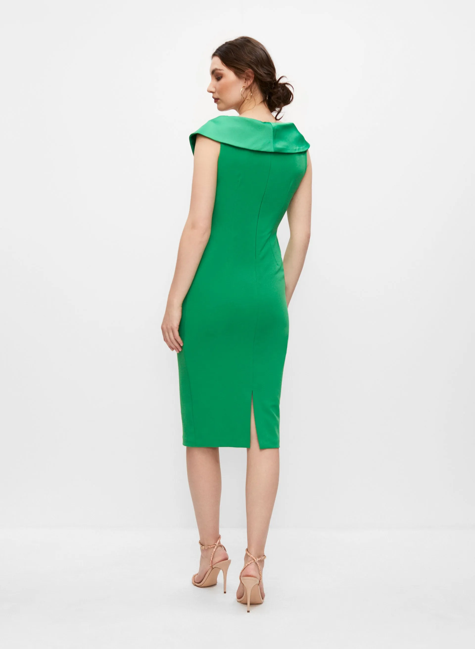 Shawl Collar Wrap Dress sold by Melanie Lyne product image thumbnail 4