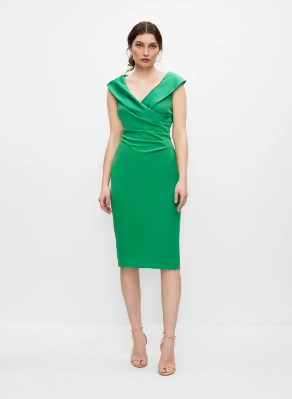 Shawl Collar Wrap Dress made by Melanie Lyne