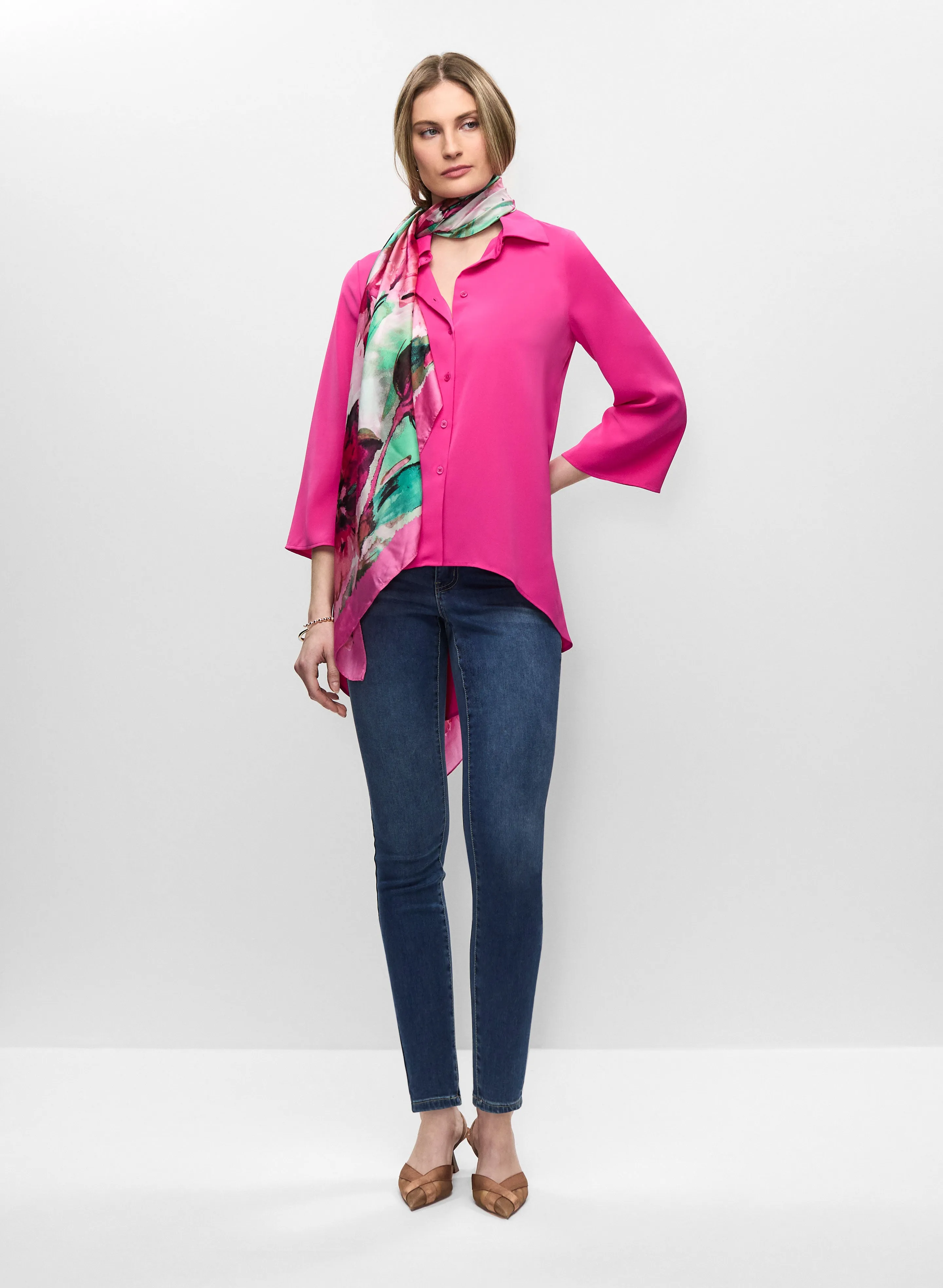 Asymmetric Button-Down Tunic sold by Melanie Lyne product image thumbnail 3