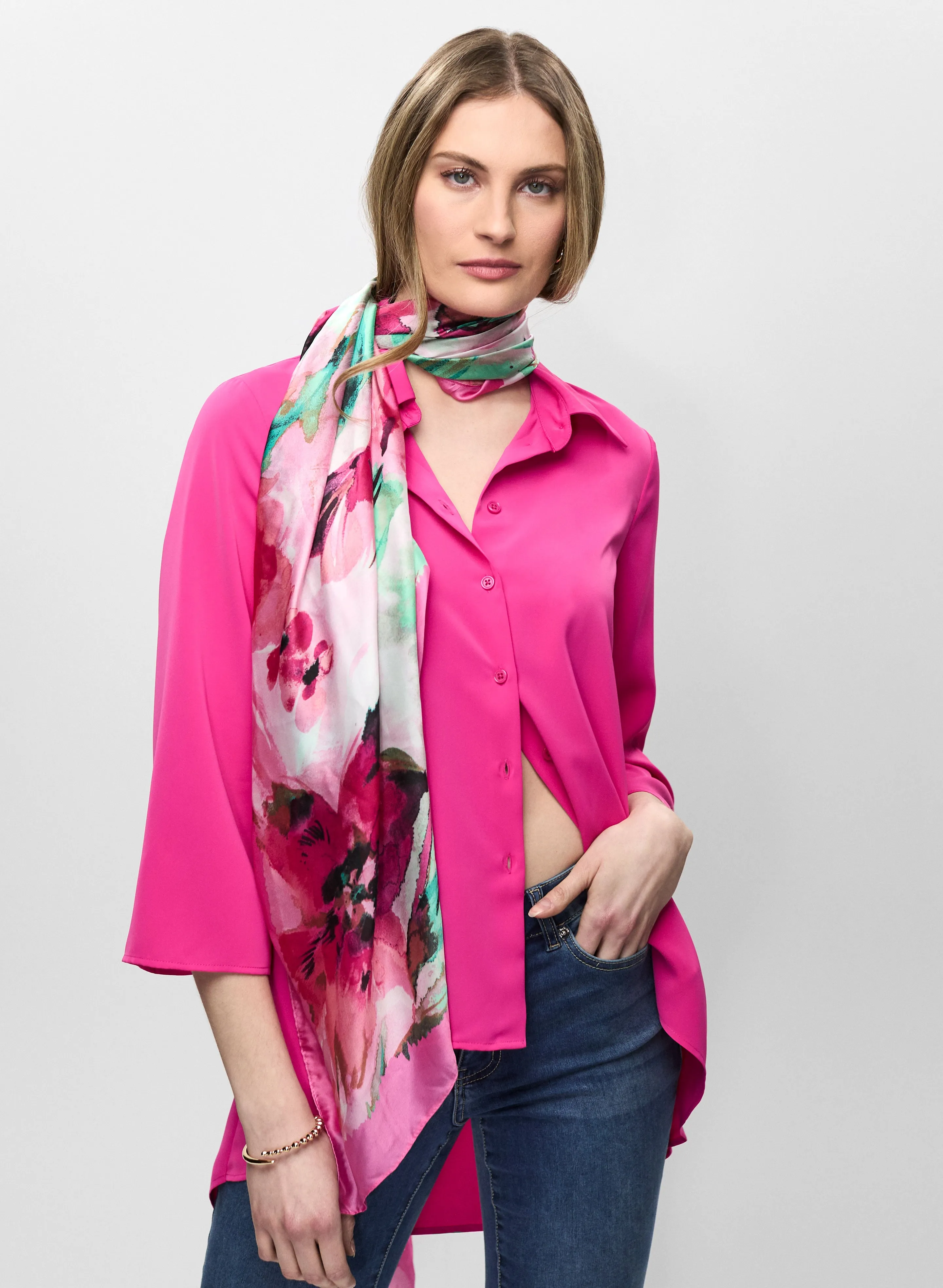 Asymmetric Button-Down Tunic sold by Melanie Lyne