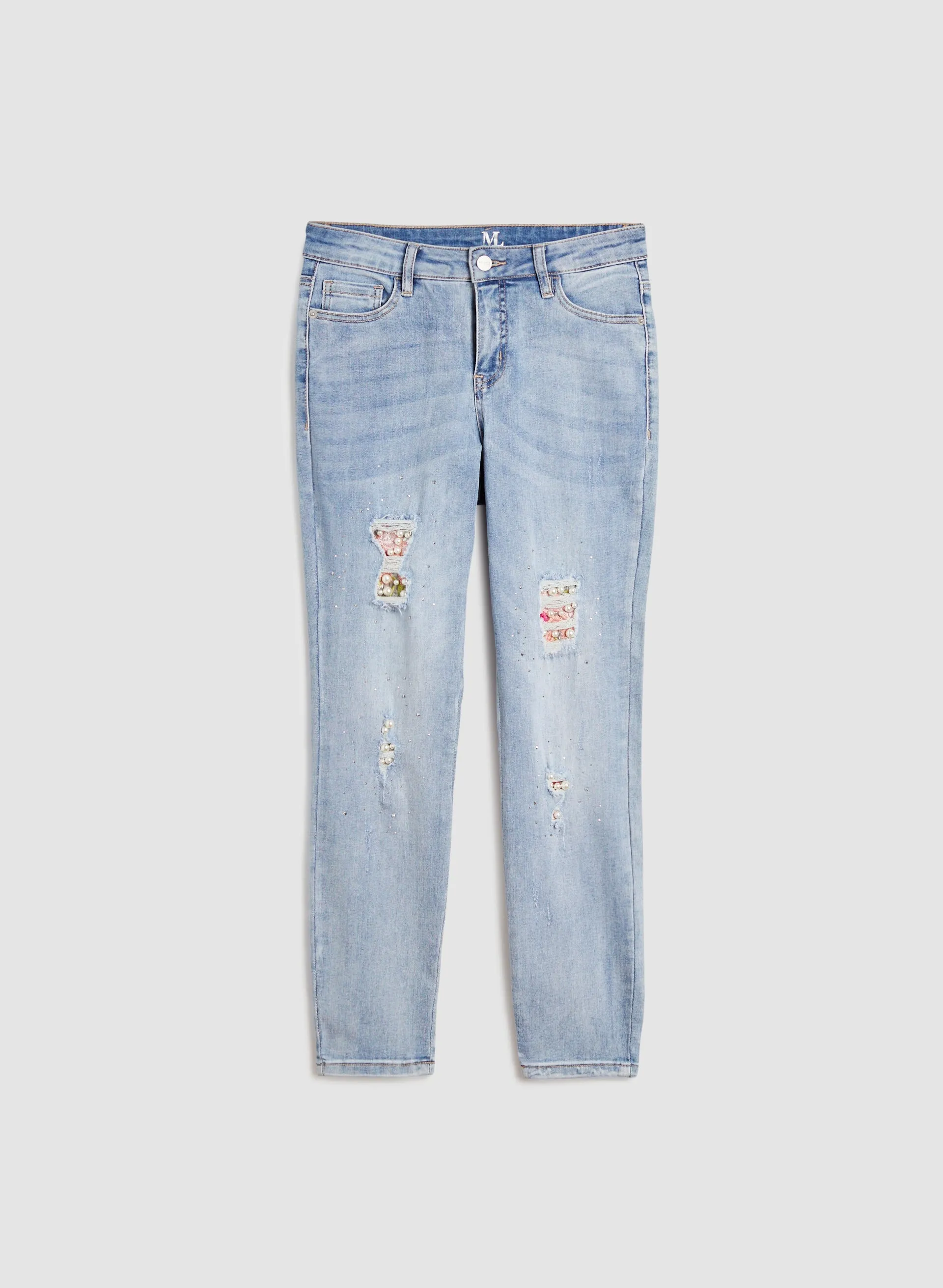 Slim Leg Embellished Jeans sold by Melanie Lyne product image thumbnail 5