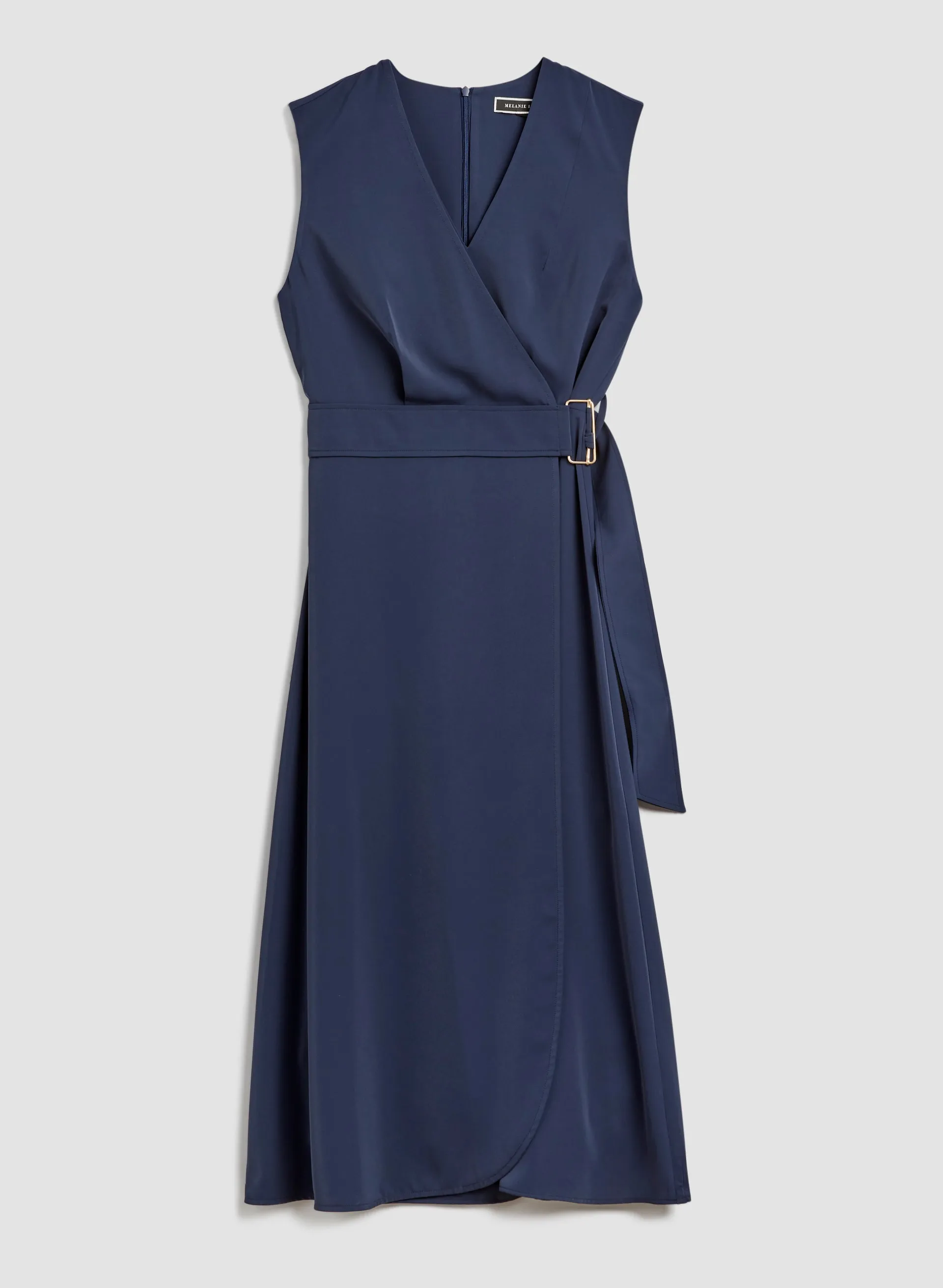 Belted Buckle Detail Midi Dress sold by Melanie Lyne product image thumbnail 5
