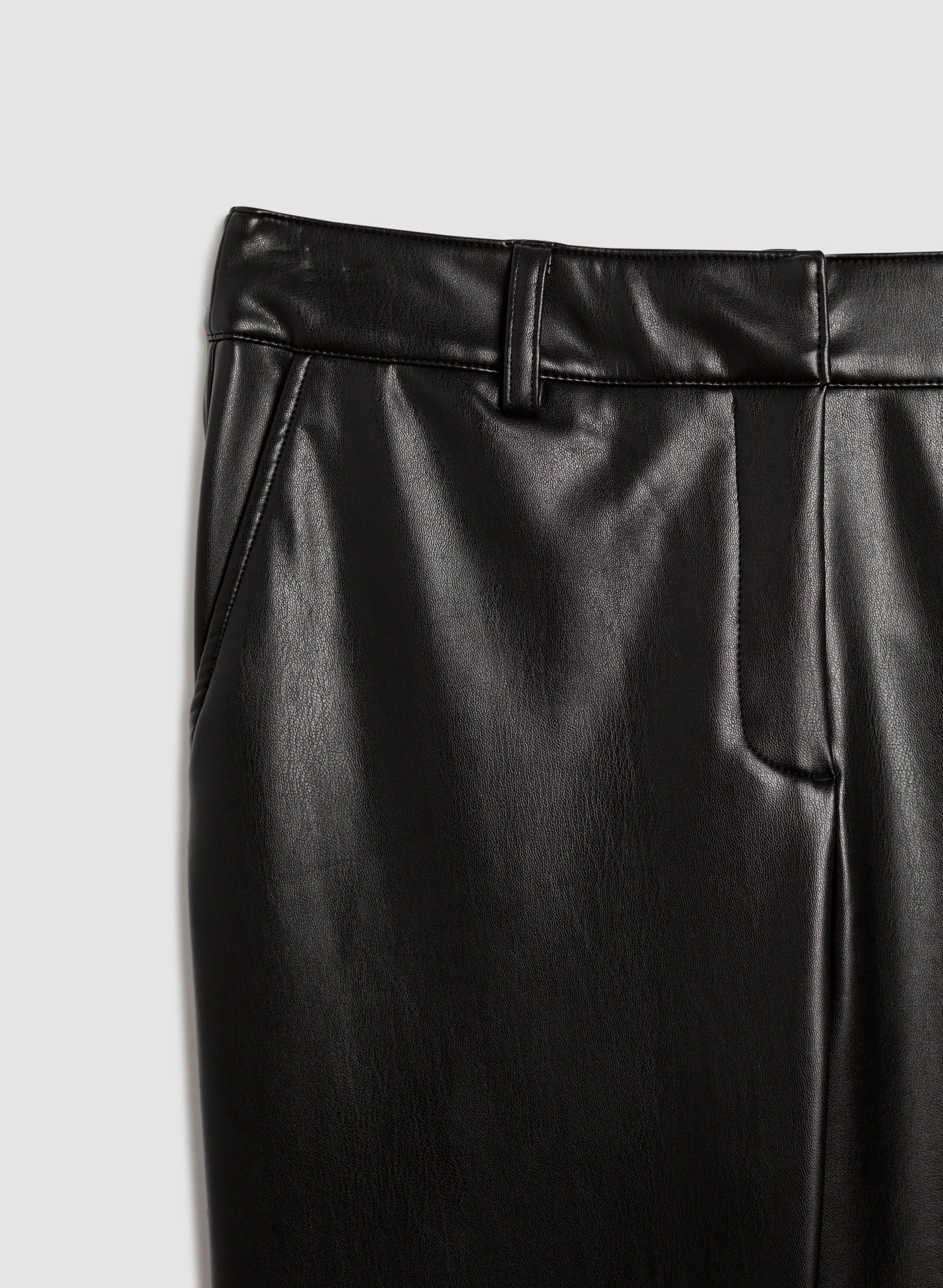 Vegan Leather Straight Leg Pants sold by Melanie Lyne product image thumbnail 4