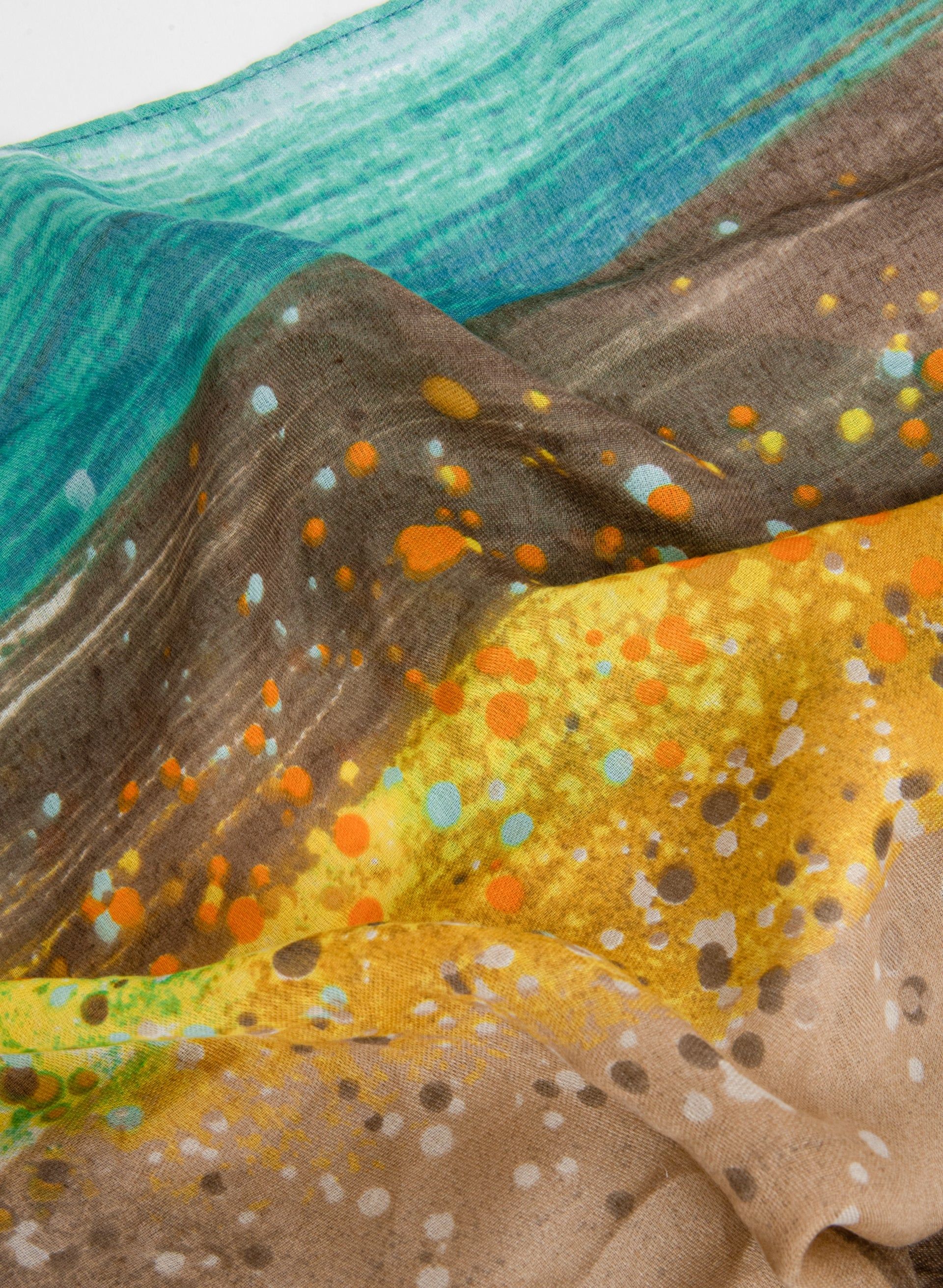 Dotted Print Scarf sold by Melanie Lyne product image thumbnail 2