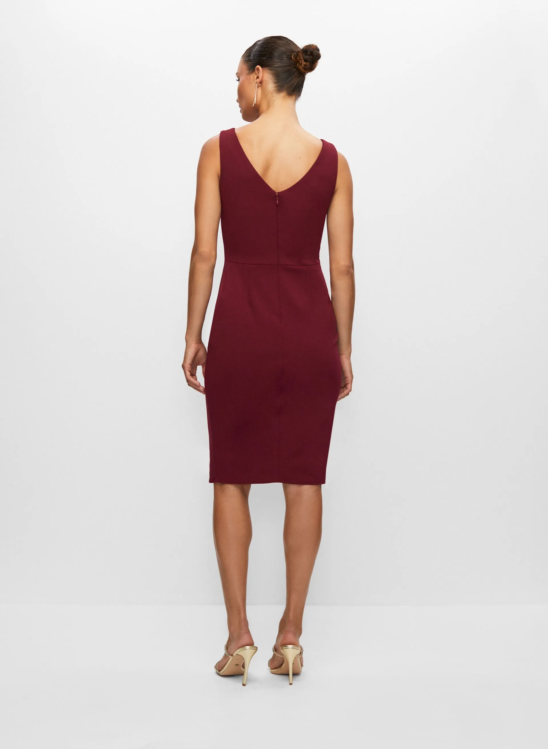 Sleeveless Ruffle Detail Dress sold by Melanie Lyne product image thumbnail 4