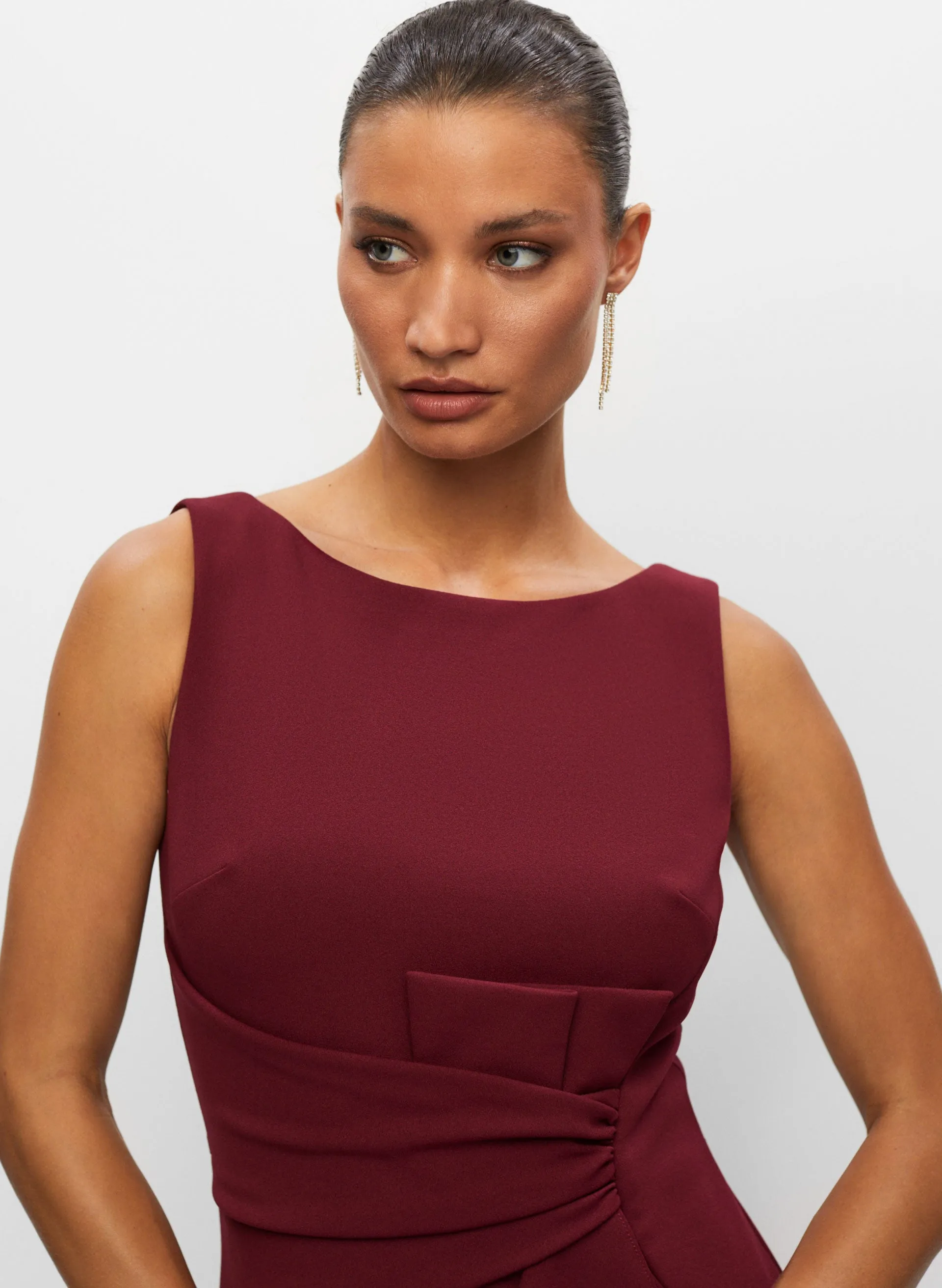 Sleeveless Ruffle Detail Dress sold by Melanie Lyne product image thumbnail 2