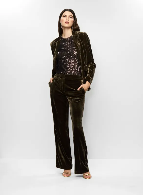 Velvet Jacket & Wide Leg Pants sold by Melanie Lyne