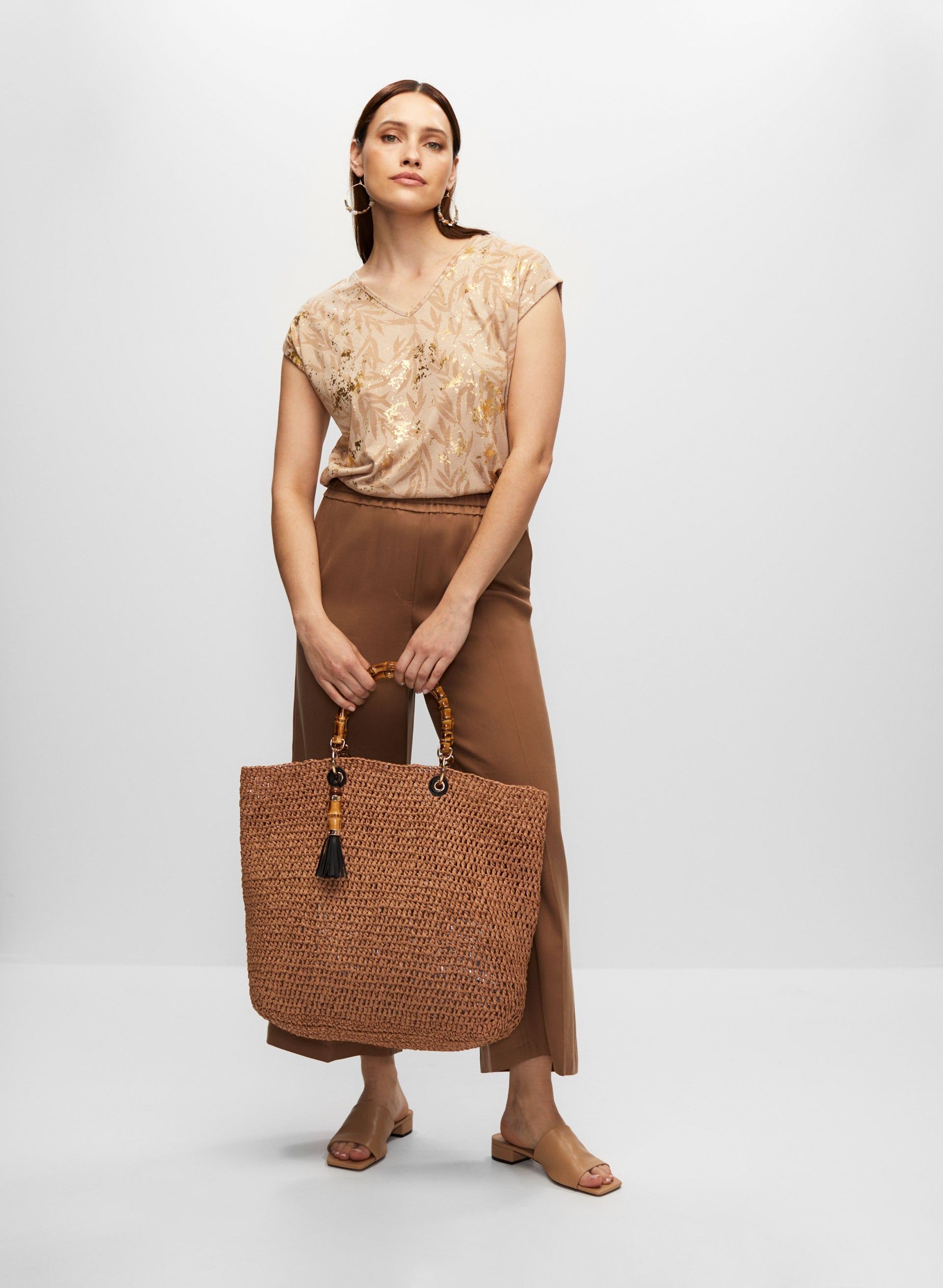 Leaf Print Tee sold by Melanie Lyne product image thumbnail 3