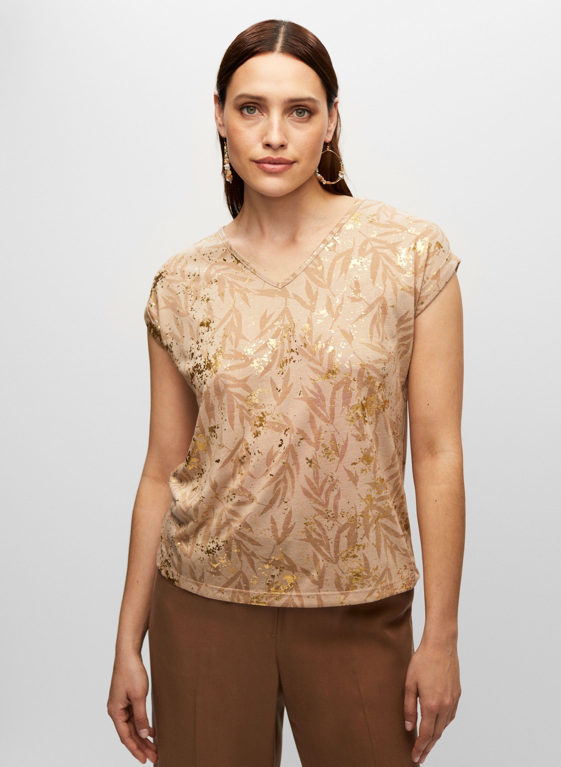 Leaf Print Tee sold by Melanie Lyne product image thumbnail 5