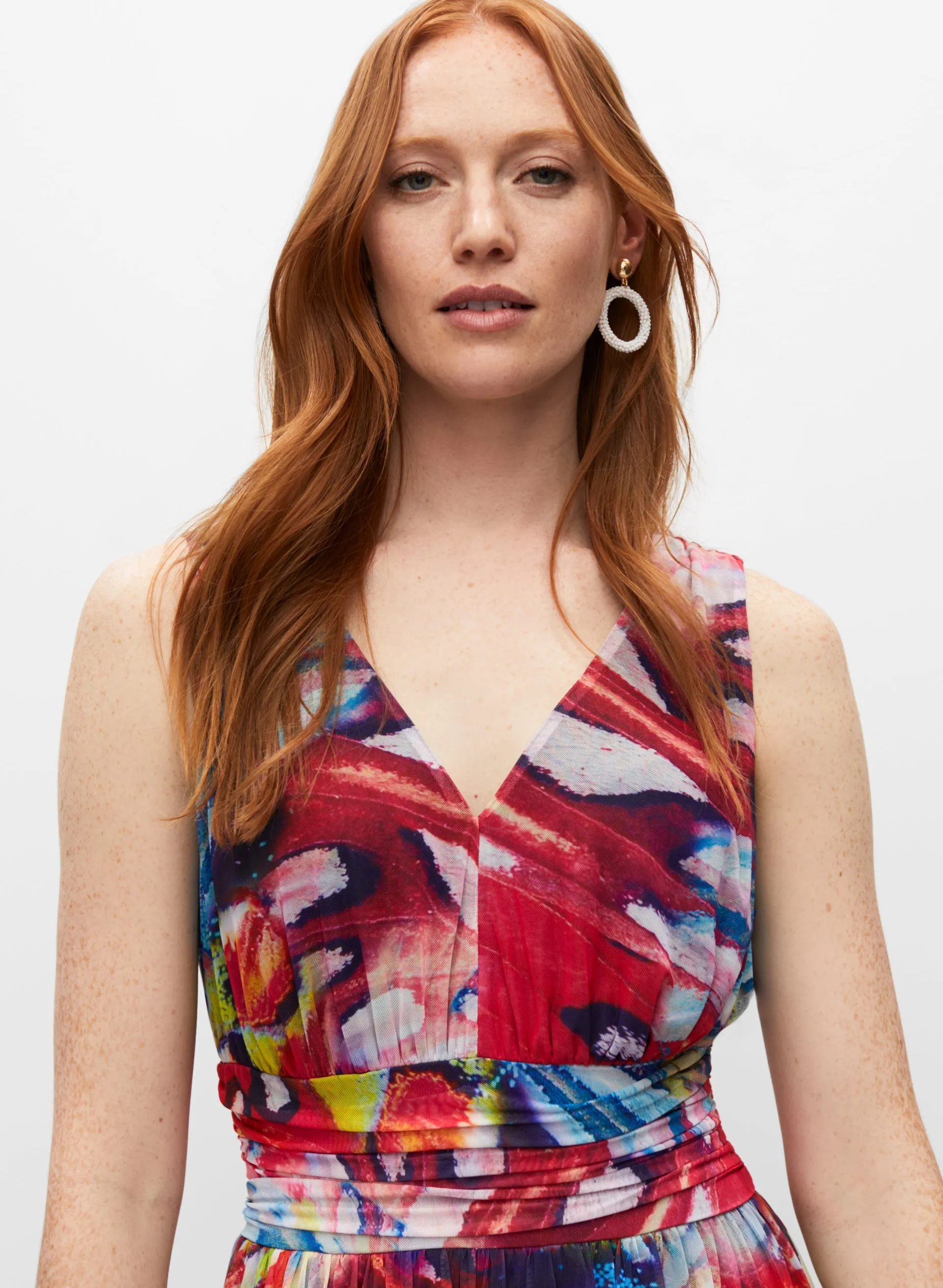 Abstract Print Maxi Dress sold by Melanie Lyne product image thumbnail 4