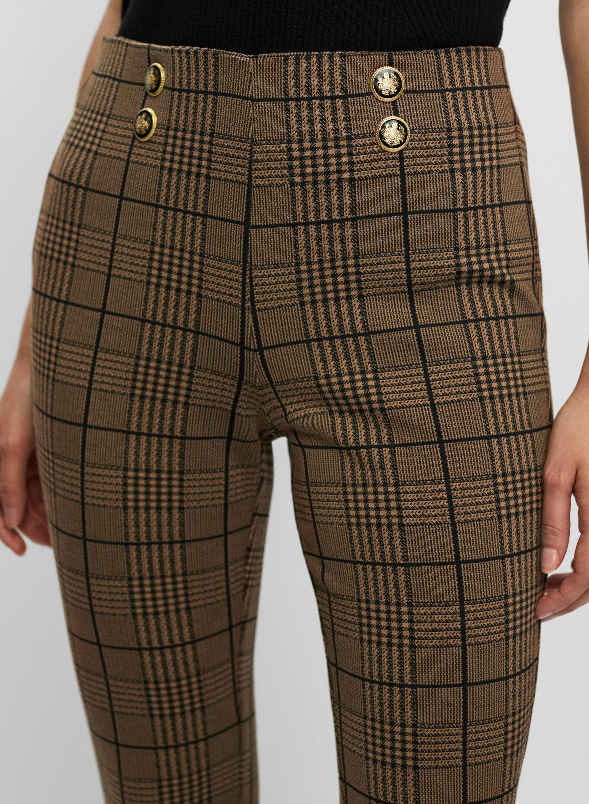 Plaid Motif Pull-On Pants sold by Melanie Lyne product image thumbnail 5