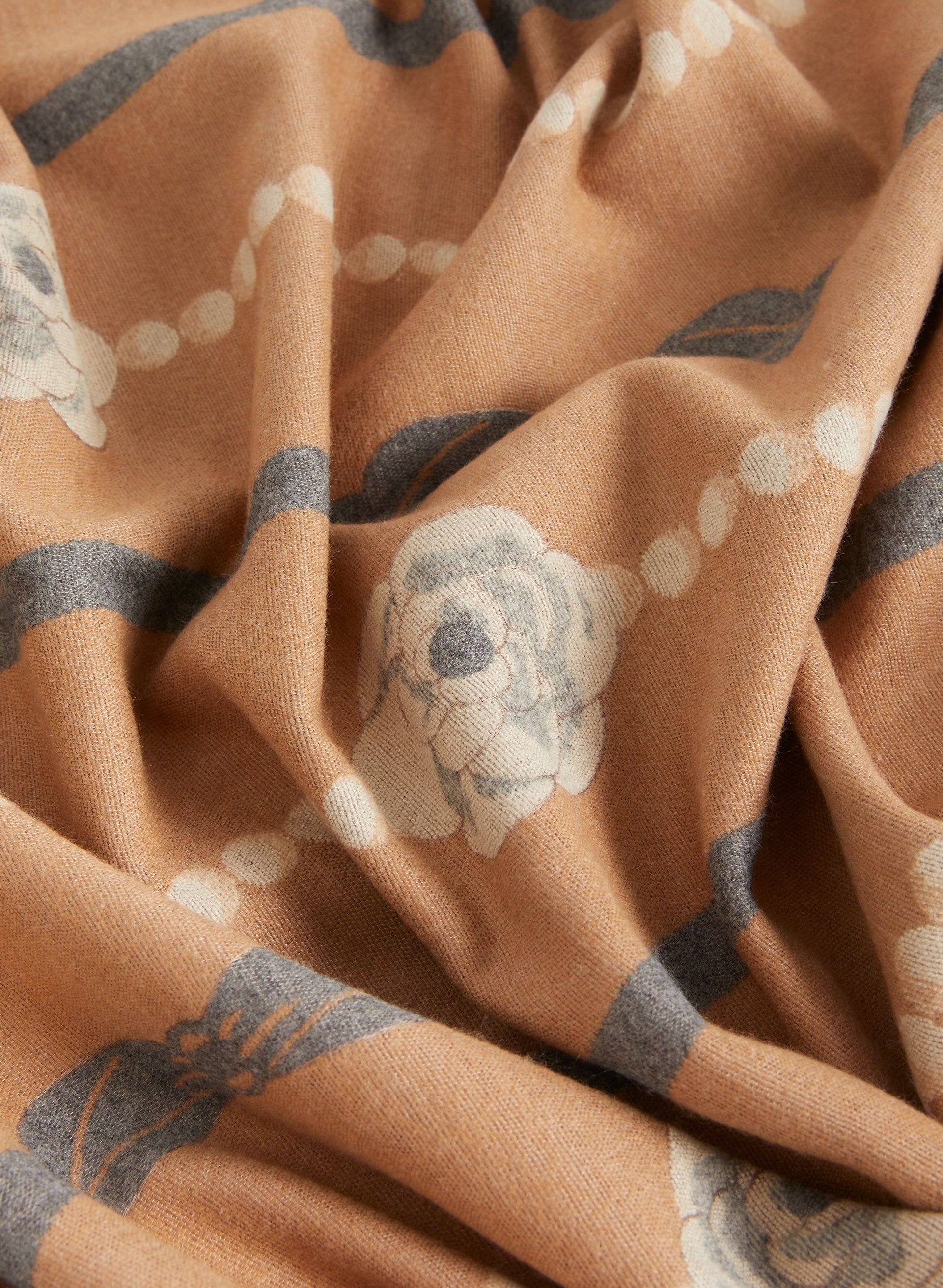 Pearl Bow & Rose Motif Scarf sold by Melanie Lyne product image thumbnail 2