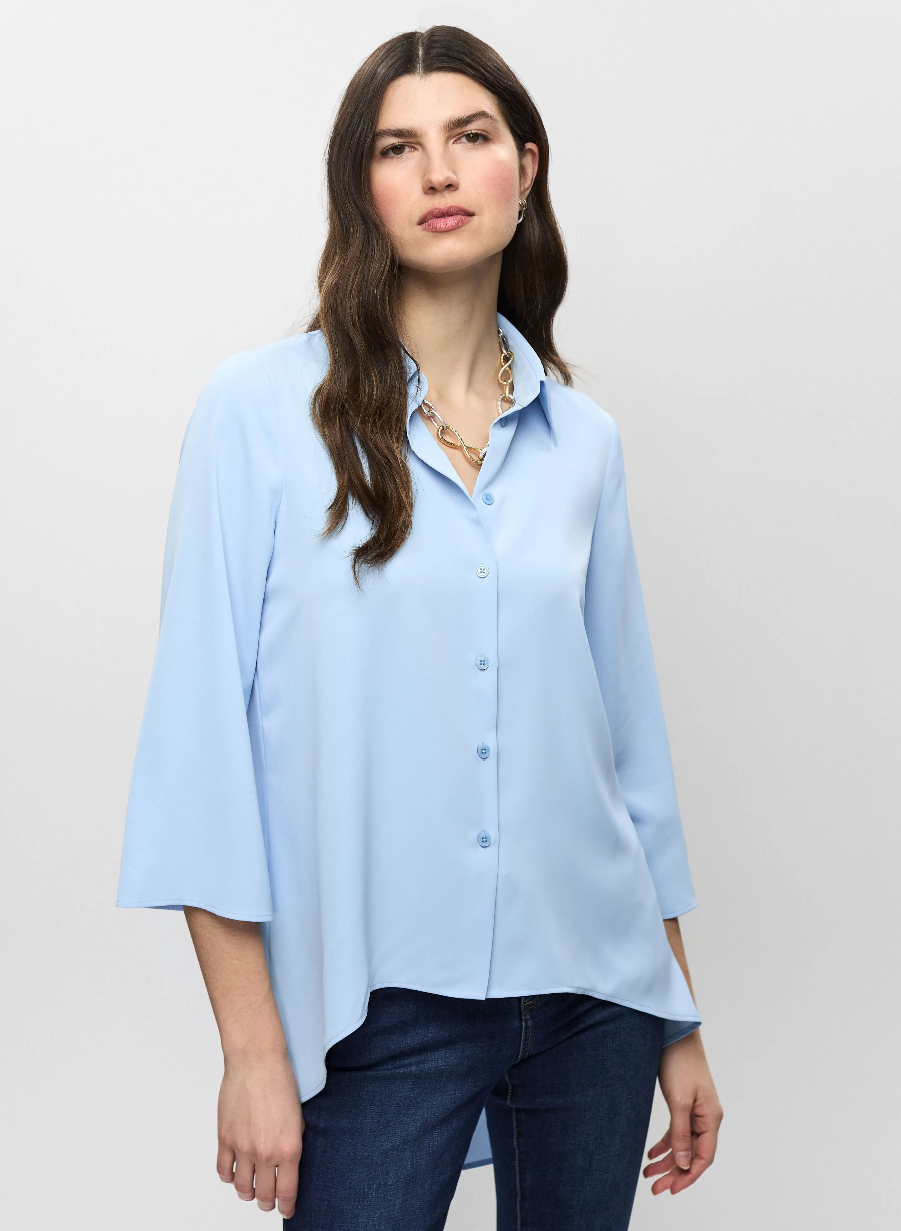 Asymmetric Button-Down Tunic sold by Melanie Lyne