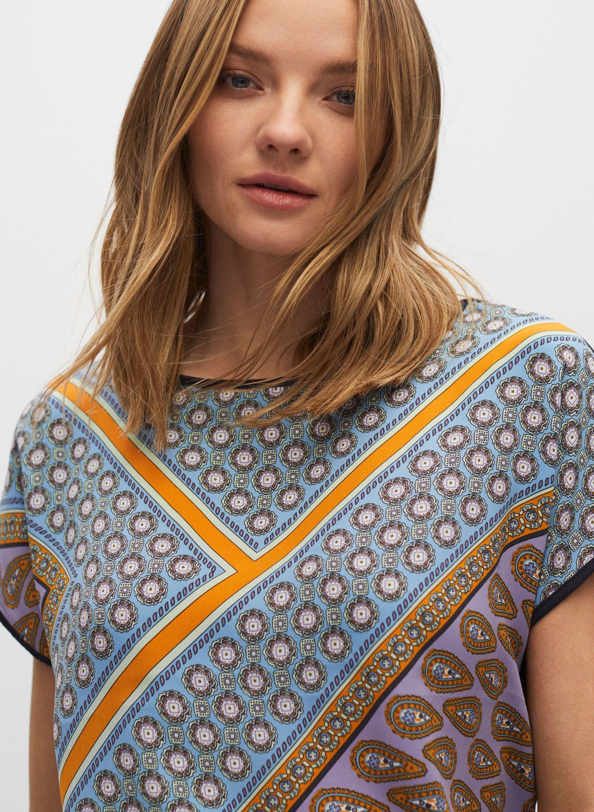 Mixed Media Paisley Print Top sold by Melanie Lyne product image thumbnail 3