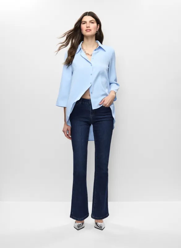 High-Low Shirt & Flare Leg Jeans sold by Melanie Lyne
