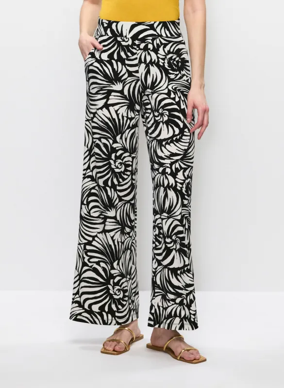 Wide Leg Floral Pull-On Pants sold by Melanie Lyne