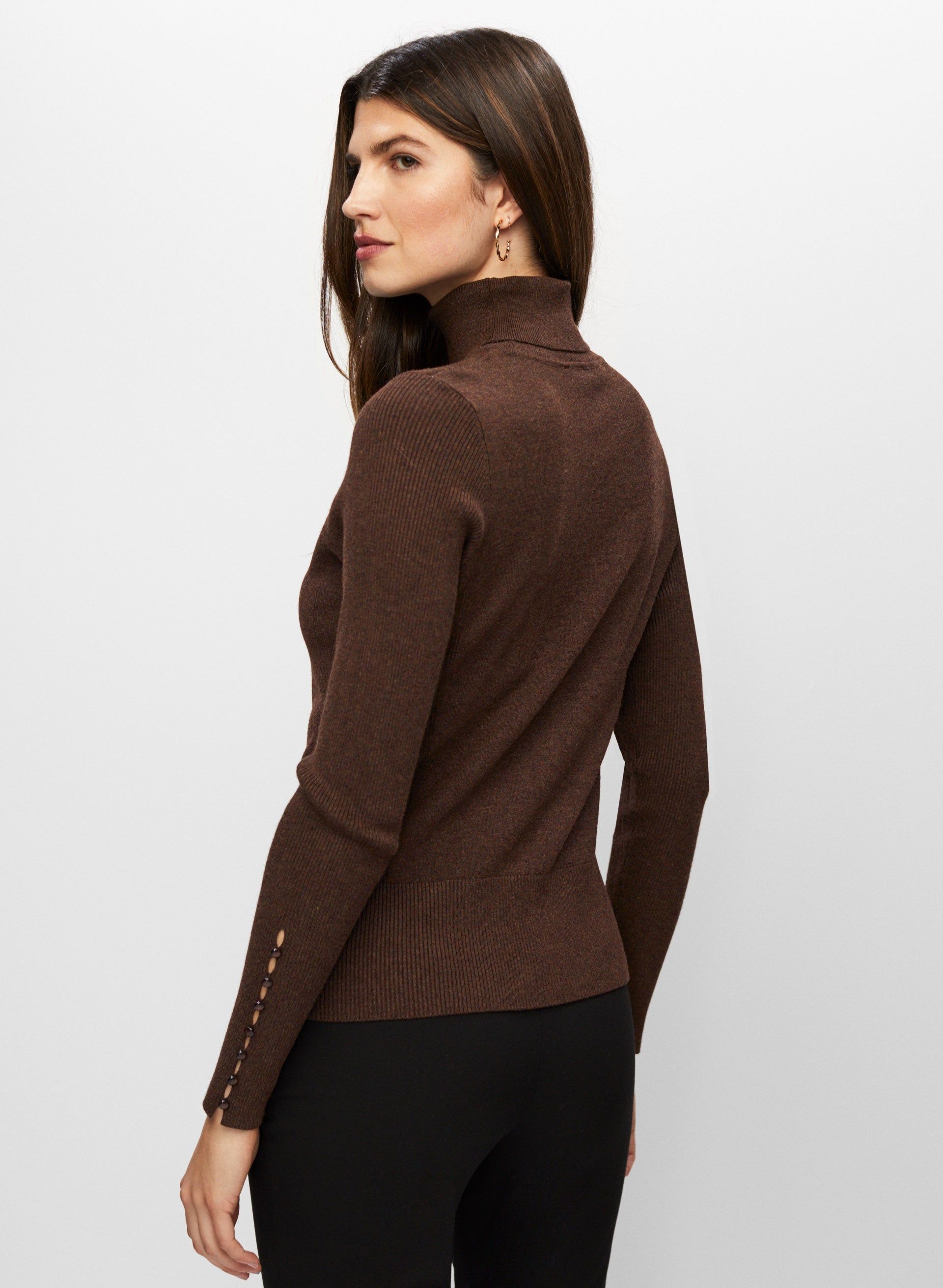 Essential Rib Detail Turtleneck Top sold by Melanie Lyne product image thumbnail 4