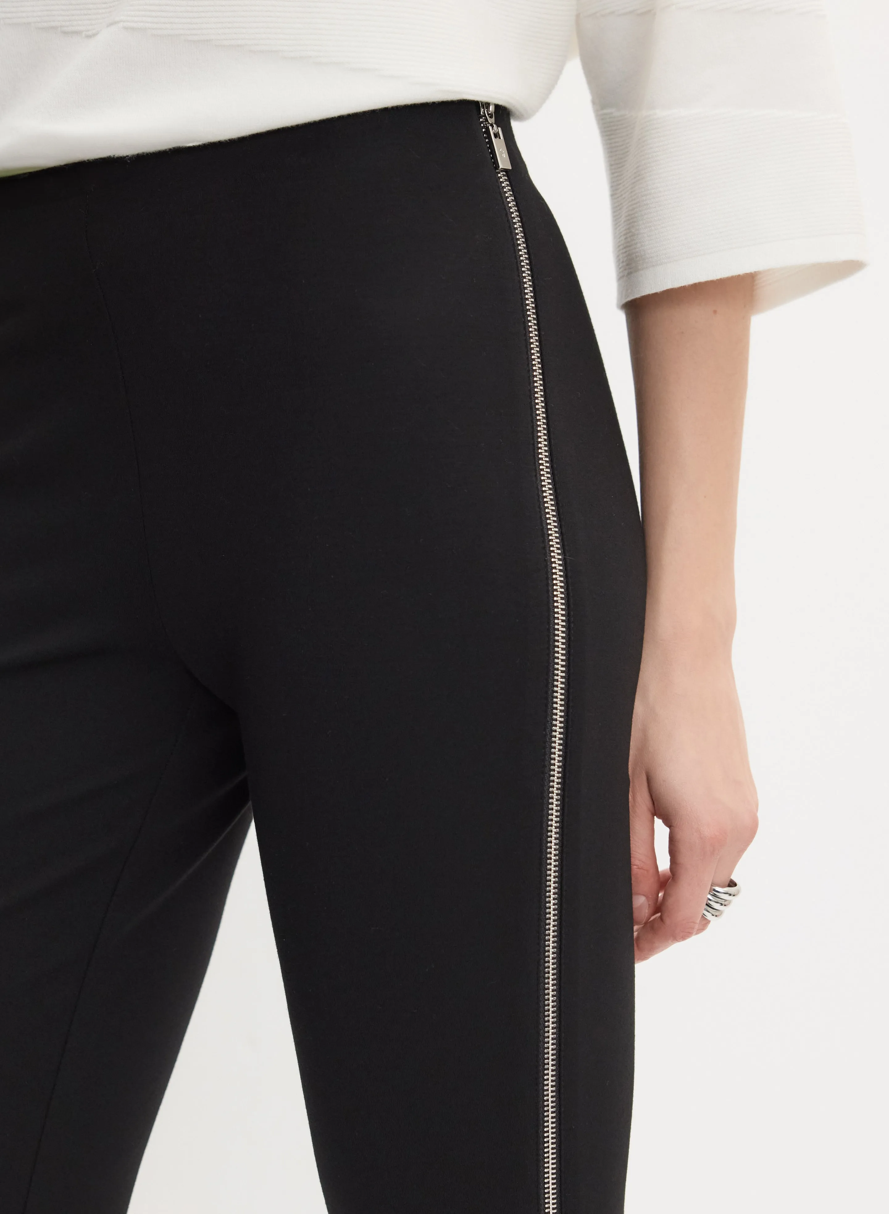 Joseph Ribkoff - Vertical Zip Detail Pants sold by Melanie Lyne product image thumbnail 4