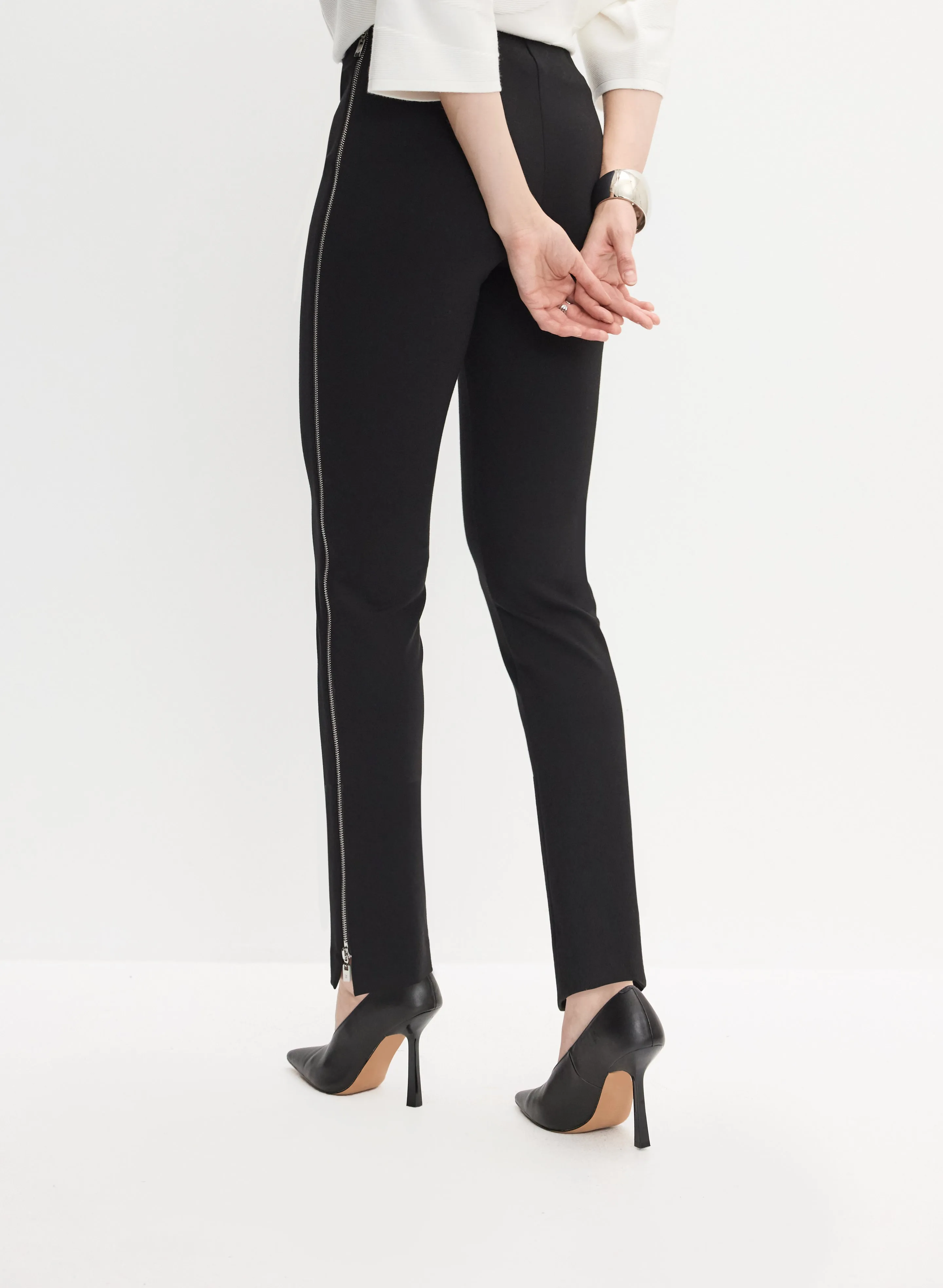 Joseph Ribkoff - Vertical Zip Detail Pants sold by Melanie Lyne product image thumbnail 2