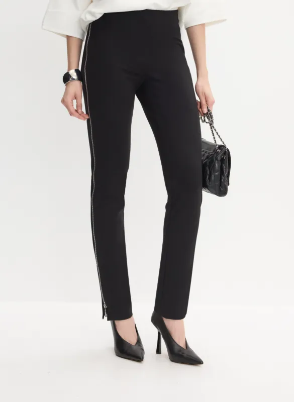 Joseph Ribkoff - Vertical Zip Detail Pants sold by Melanie Lyne