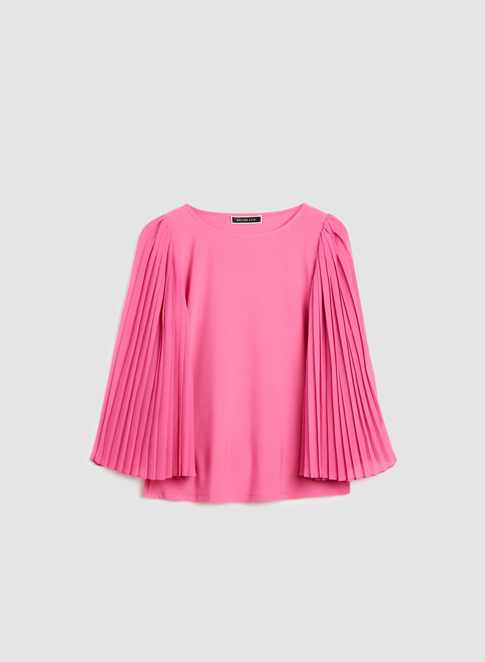 Pleated Chiffon Sleeve Top sold by Melanie Lyne product image thumbnail 5