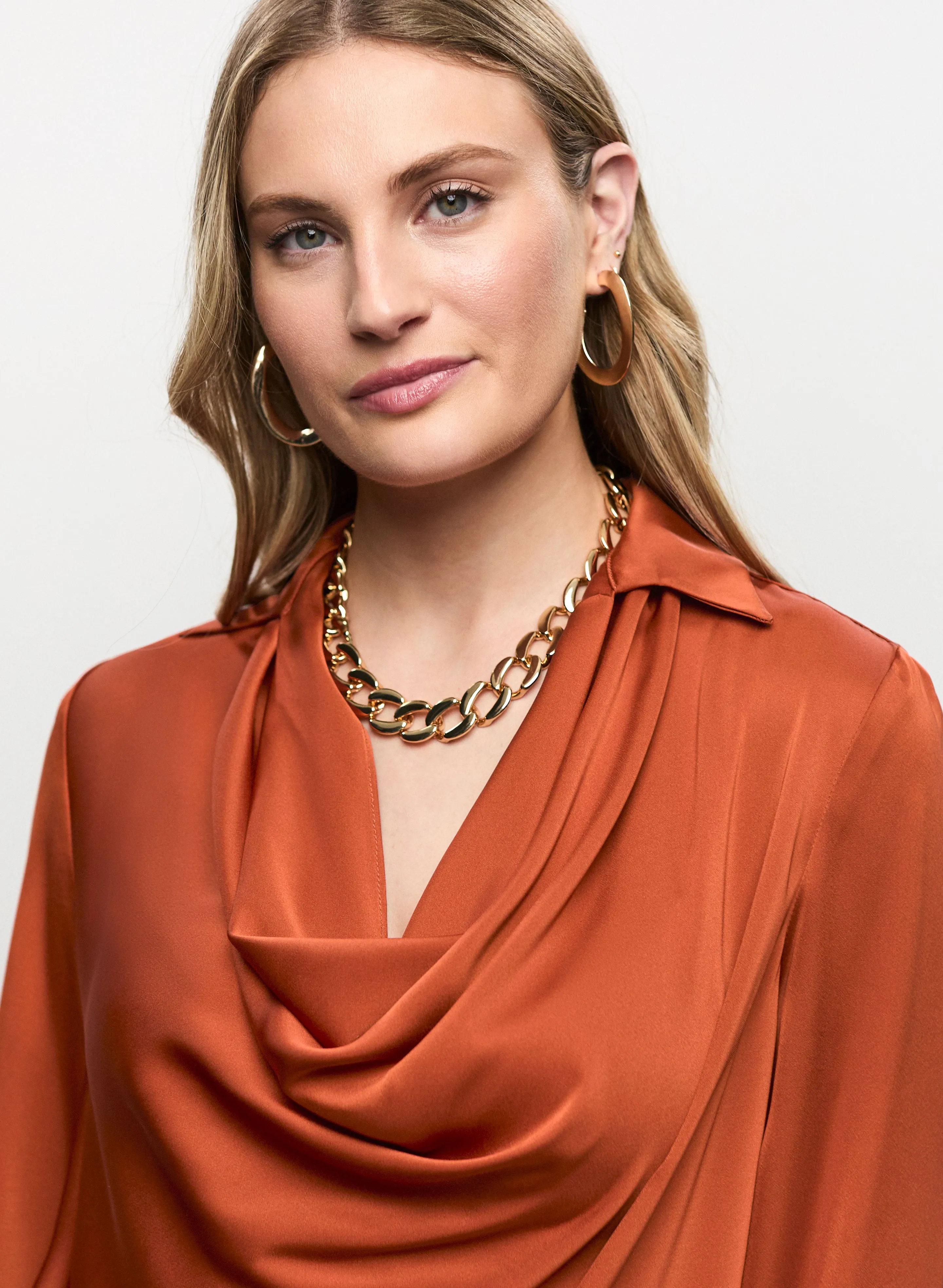 Joseph Ribkoff - Cowl Neck Blouse sold by Melanie Lyne product image thumbnail 5