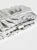 Pleated Metallic Clutch sold by Melanie Lyne