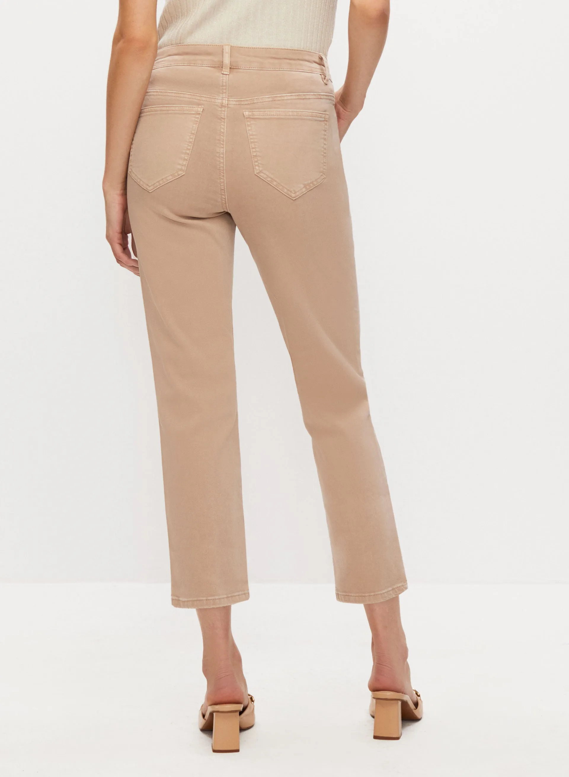 Straight Leg Denim Capris sold by Melanie Lyne product image thumbnail 2