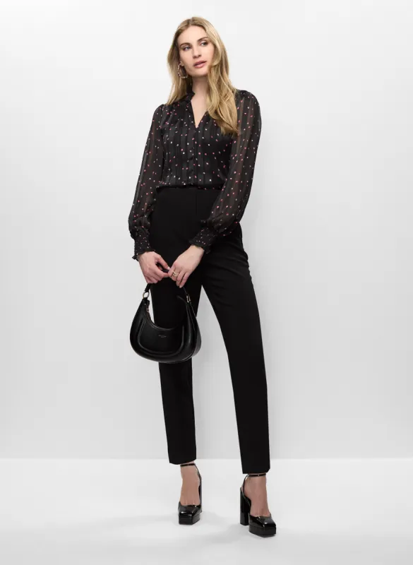 Mock Neck Top & Slim Leg Pants sold by Melanie Lyne
