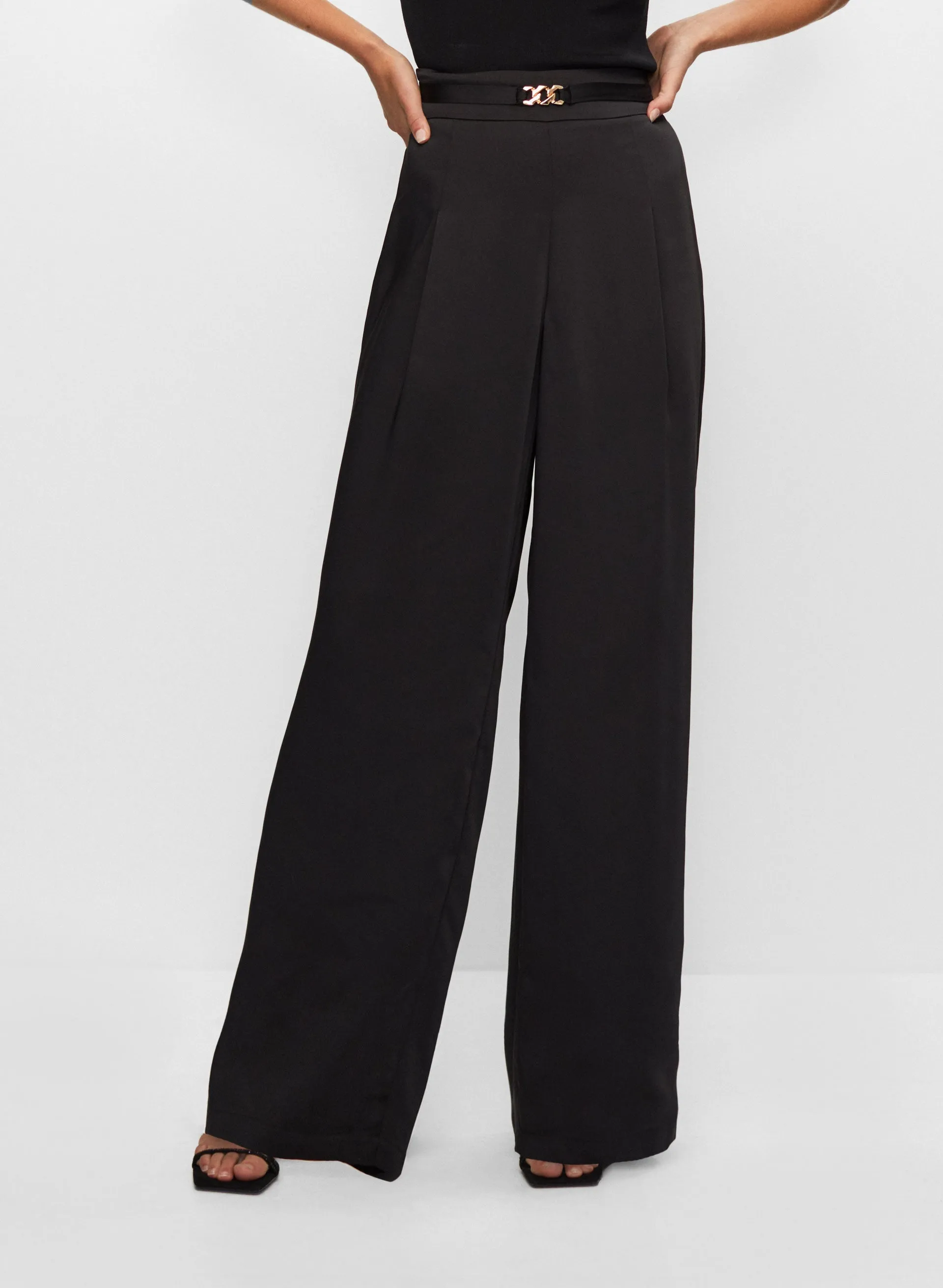 Belted Wide Leg Pants sold by Melanie Lyne
