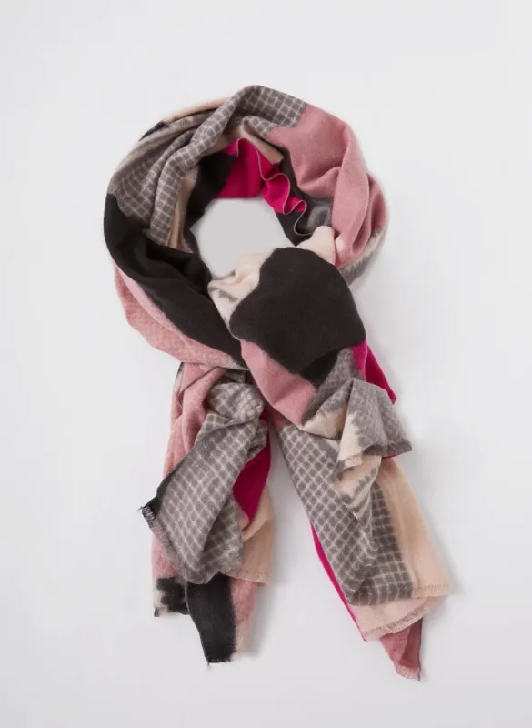 Patchwork Motif Scarf made by Melanie Lyne