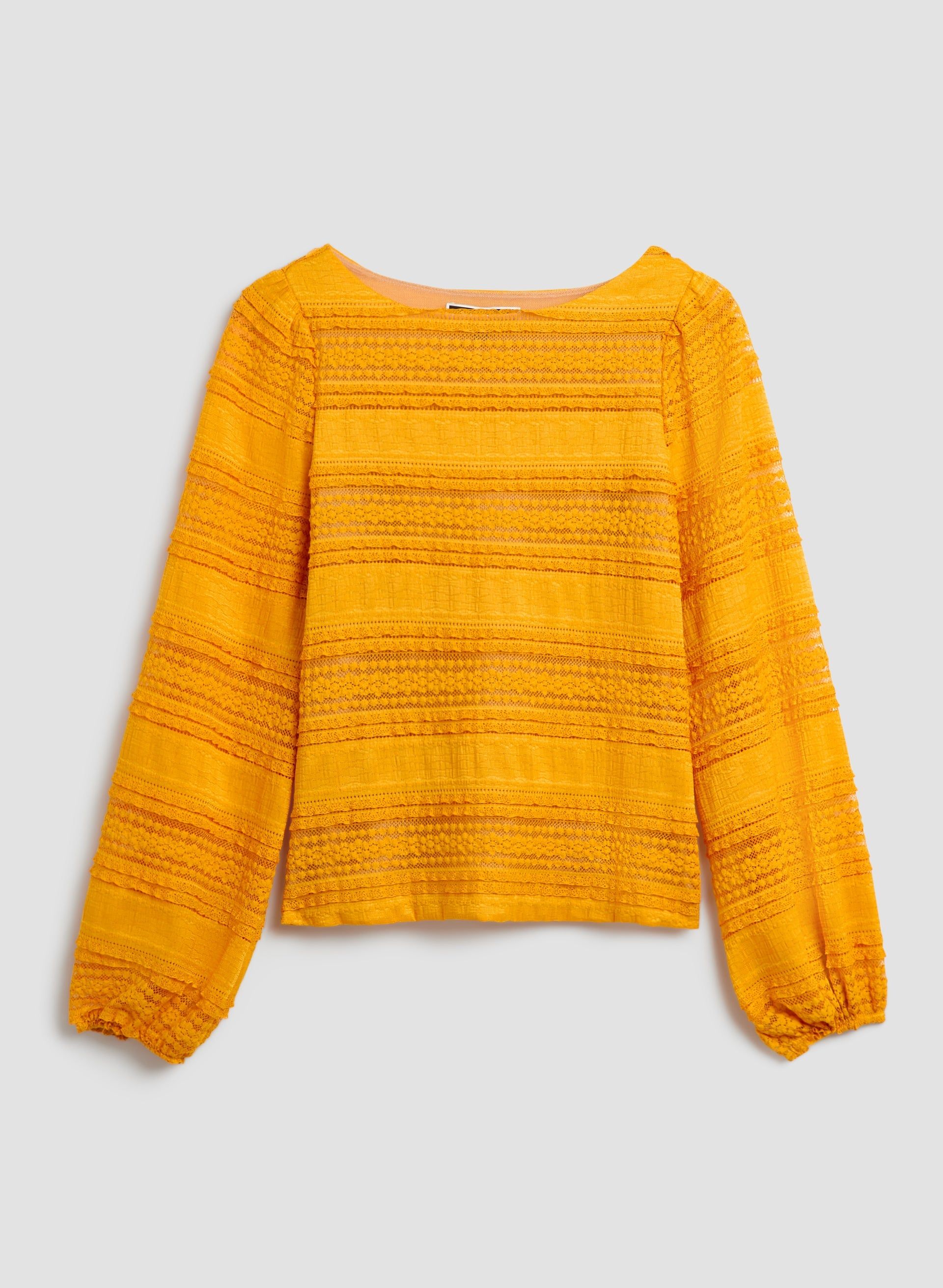 Puffed Sleeve Lace Top sold by Melanie Lyne product image thumbnail 5