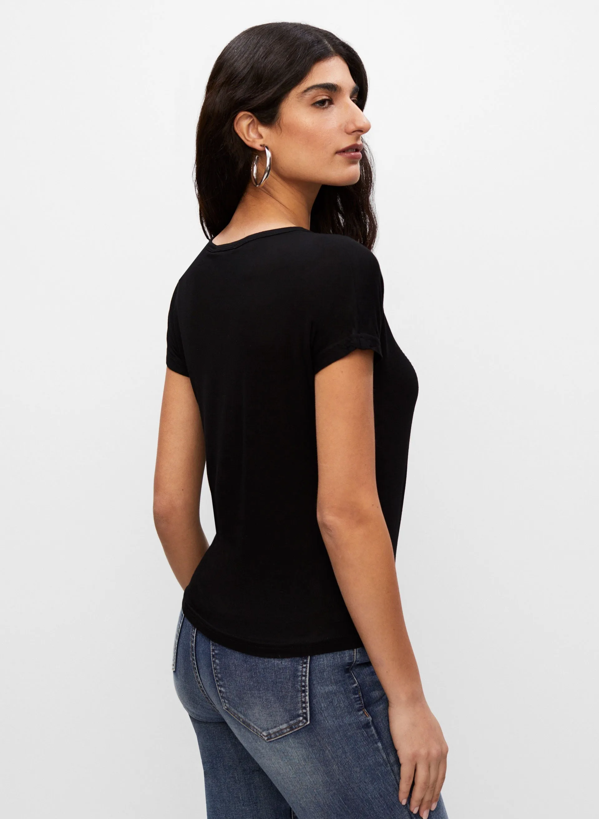 Frank Lyman - Stud Detail Text Print Tee sold by Melanie Lyne product image thumbnail 4