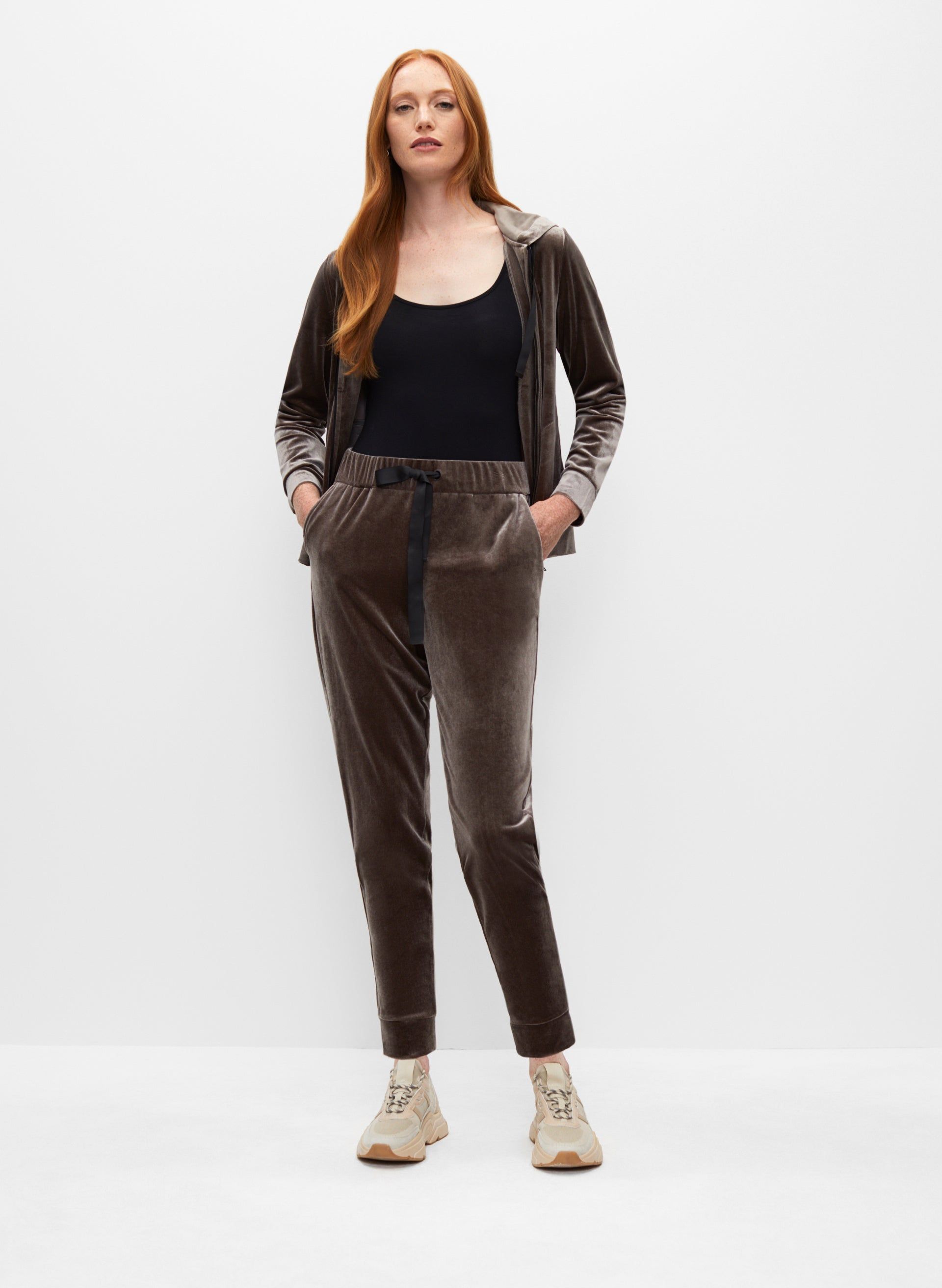 Velour Jogger Pants sold by Melanie Lyne