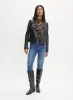 Vegan Leather Jacket & Embellished Detail Jeans sold by Melanie Lyne