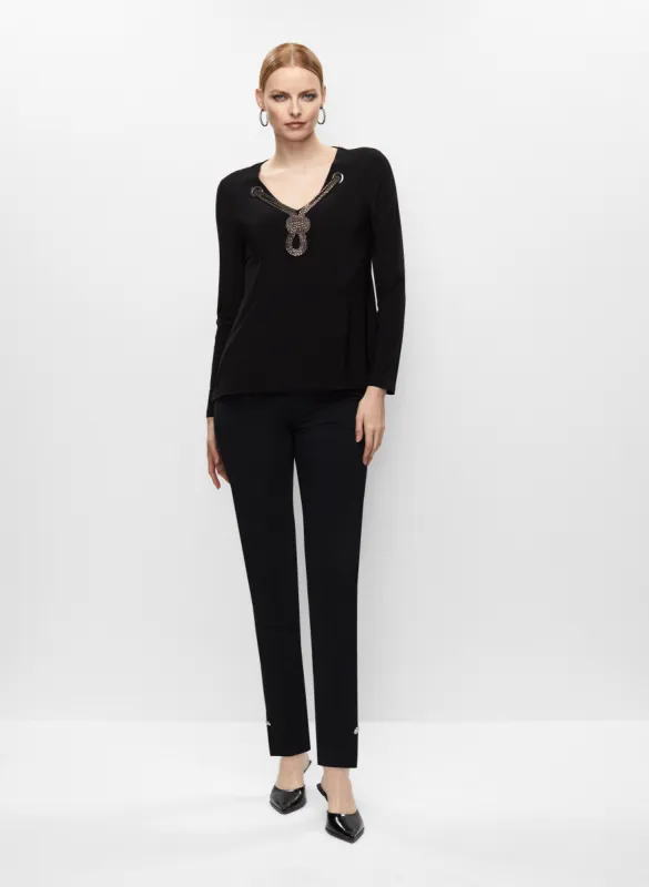 Chain Detail Tunic & Slim Leg Pants sold by Melanie Lyne