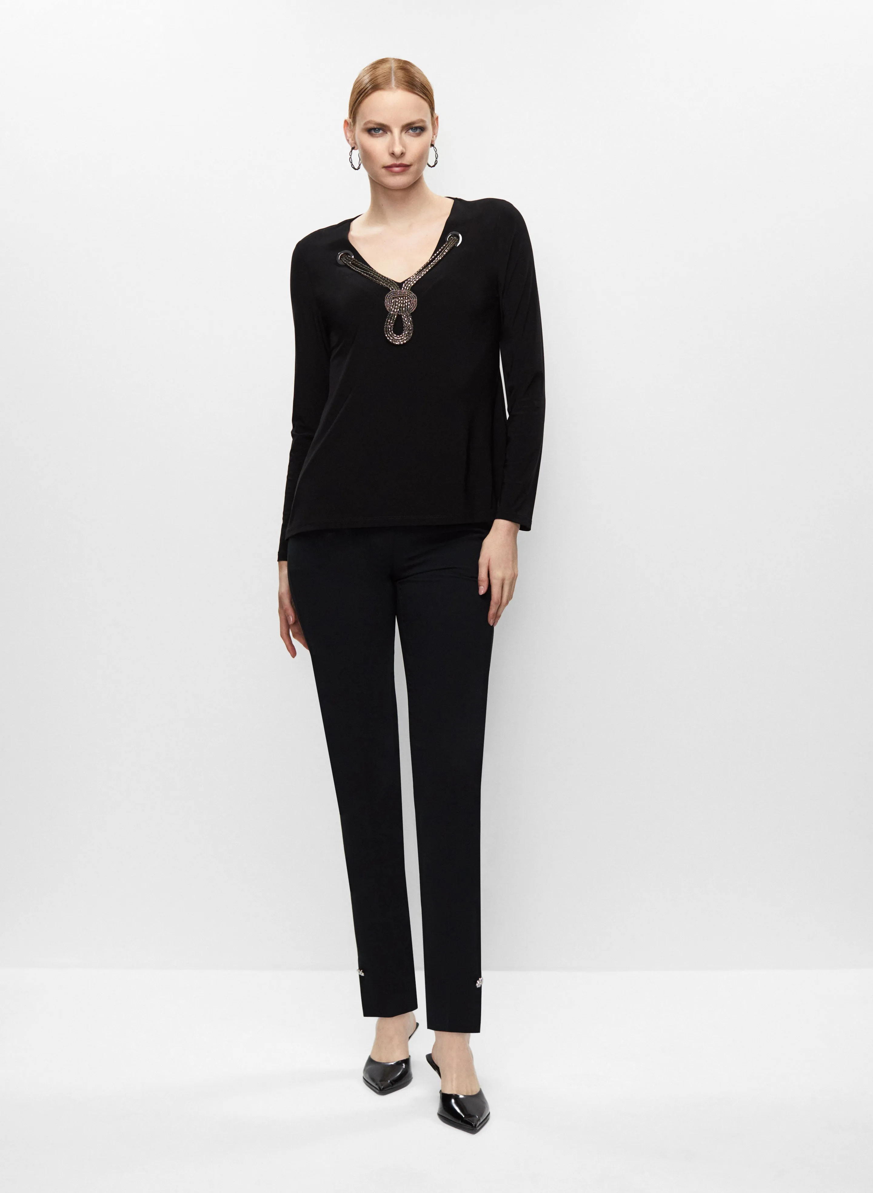 Chain Detail Tunic & Slim Leg Pants sold by Melanie Lyne