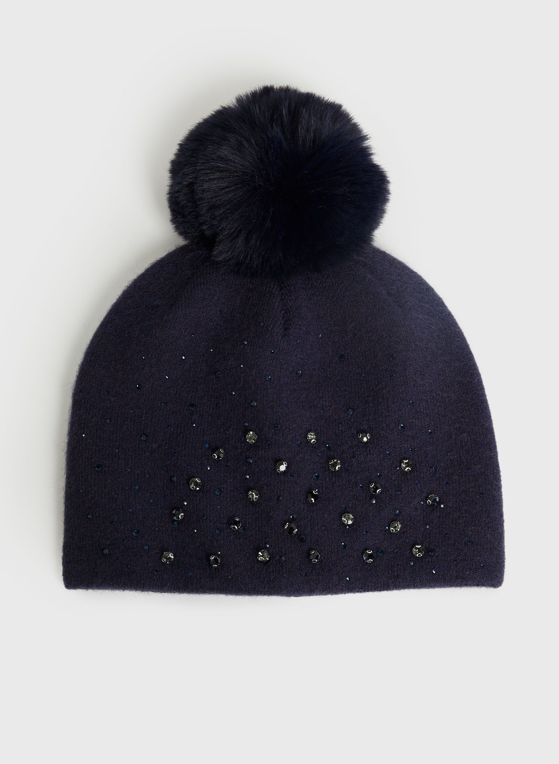 Embellished Pompom Hat sold by Melanie Lyne