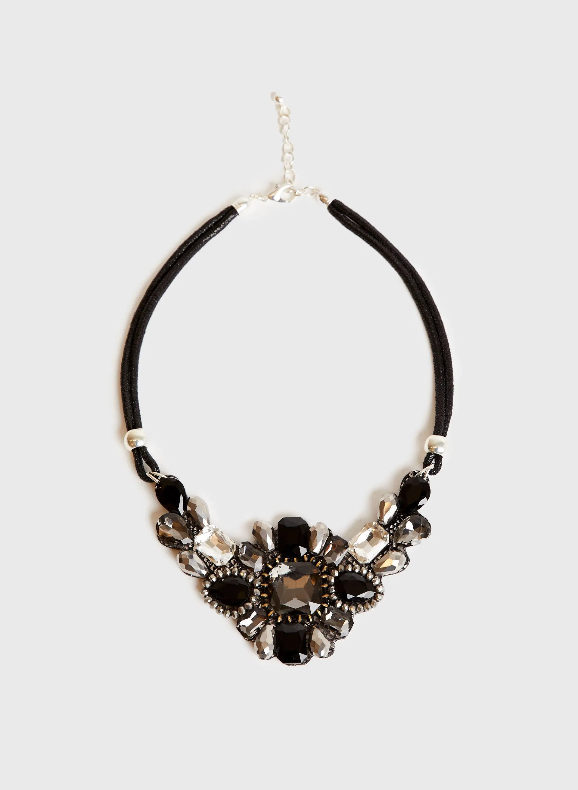 Double Row Faceted Stone Necklace sold by Melanie Lyne