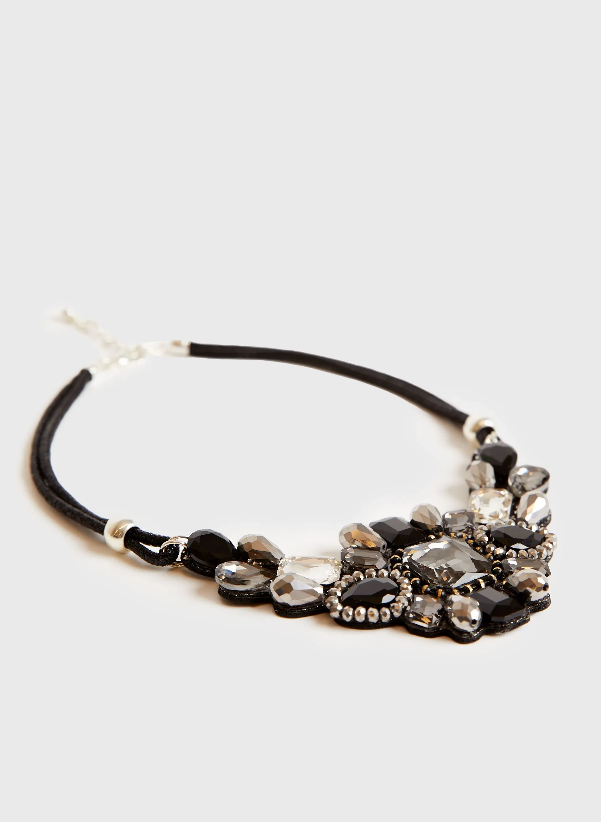 Double Row Faceted Stone Necklace sold by Melanie Lyne product image thumbnail 2