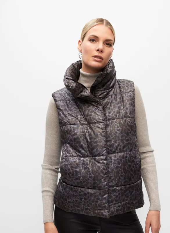 Animal Print Vegan Down Vest sold by Melanie Lyne