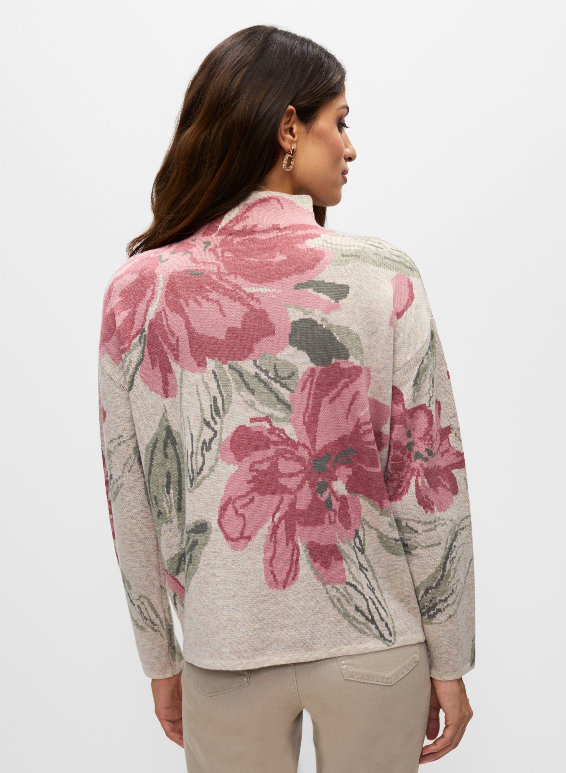 Floral Print Knit Pullover sold by Melanie Lyne product image thumbnail 4